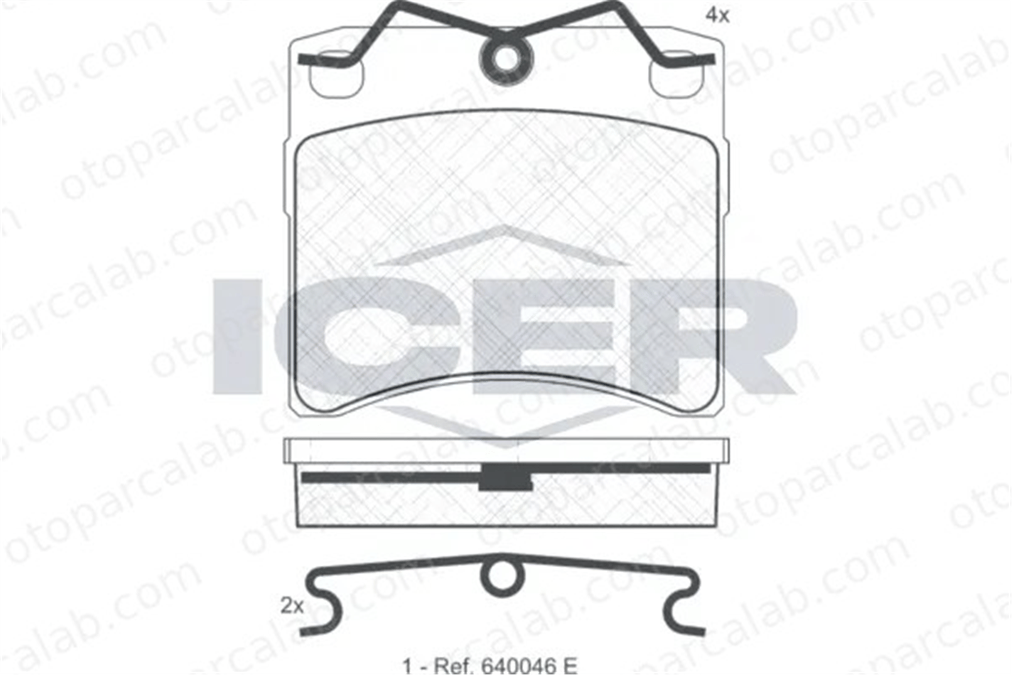 MANDO MBF010734 Fren Disk Balata Ön VW TRANSPORTER T4 Minibüs/Otobüs TRANSPORTER T4 Panelvan/Van MBF010734 701615151