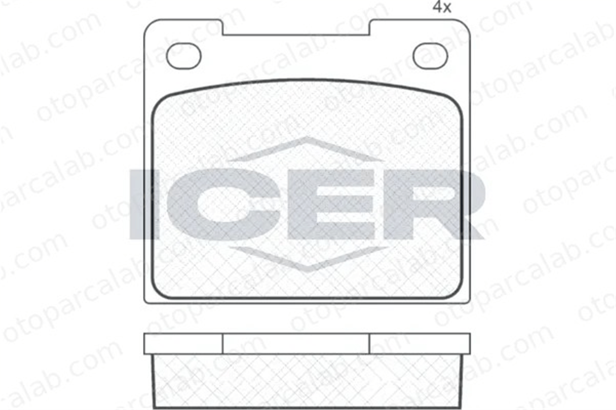 MANDO MBF010737 Fren Disk Balata Arka FORD ESCORT I VOLVO 140 MBF010737 1424023