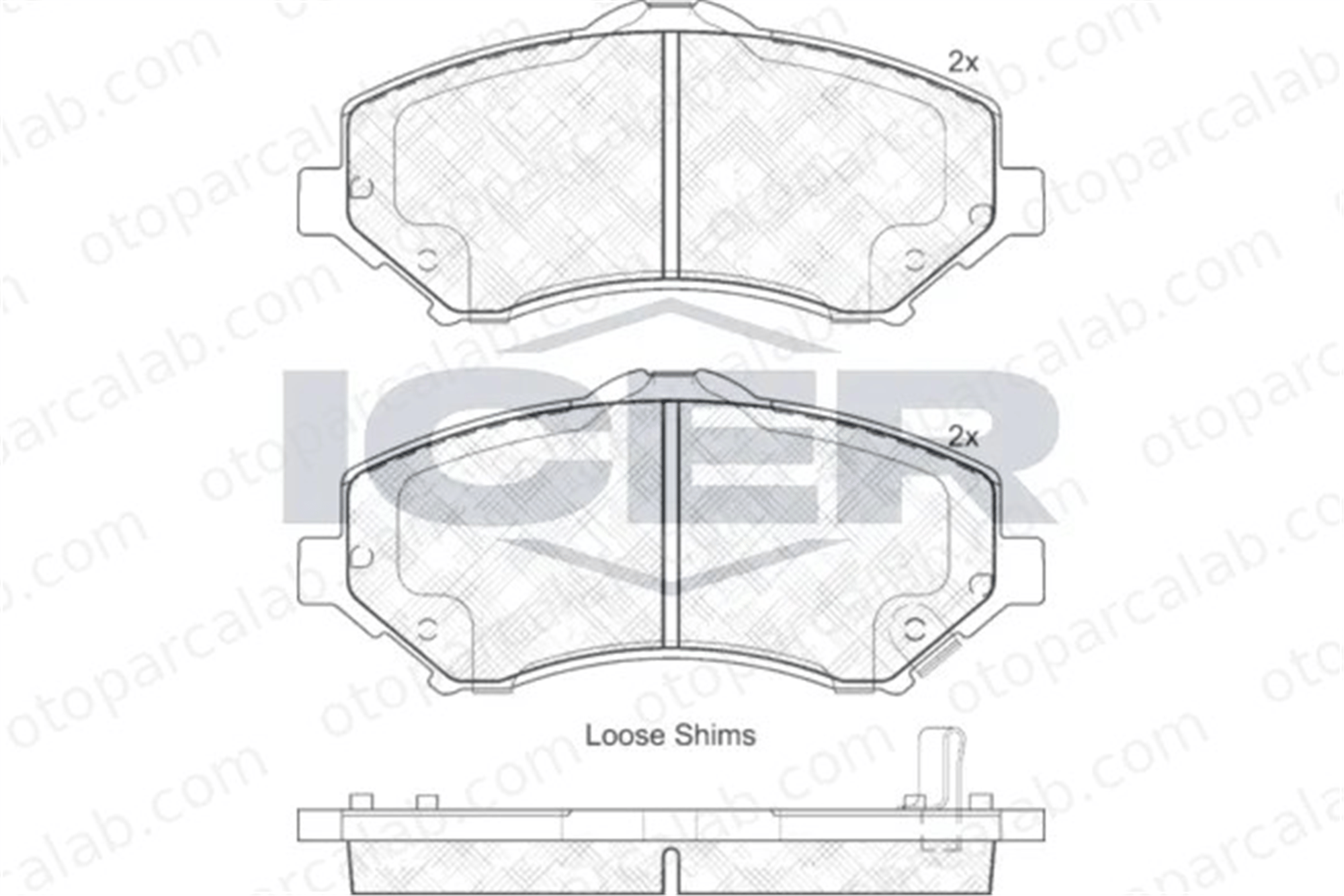 MANDO MBF011337 Fren Disk Balata Ön DODGE JOURNEY FIAT FREEMONT MBF011337 68093323AB