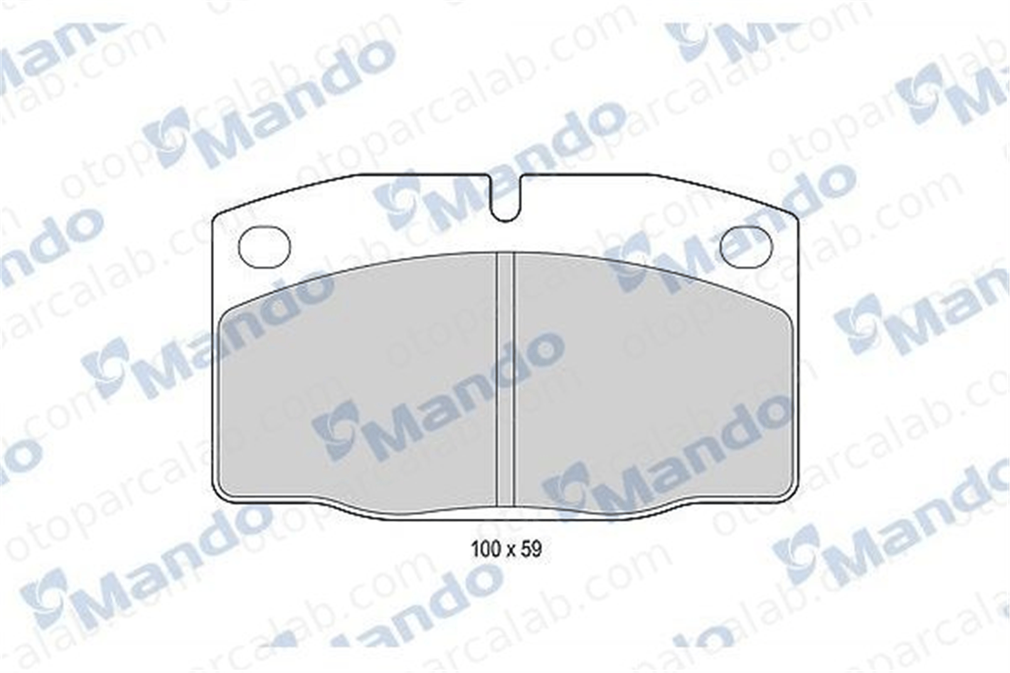 MANDO MBF015067 Fren Disk Balata Ön OPEL KADETT E Hatchback KADETT E MBF015067 1605586