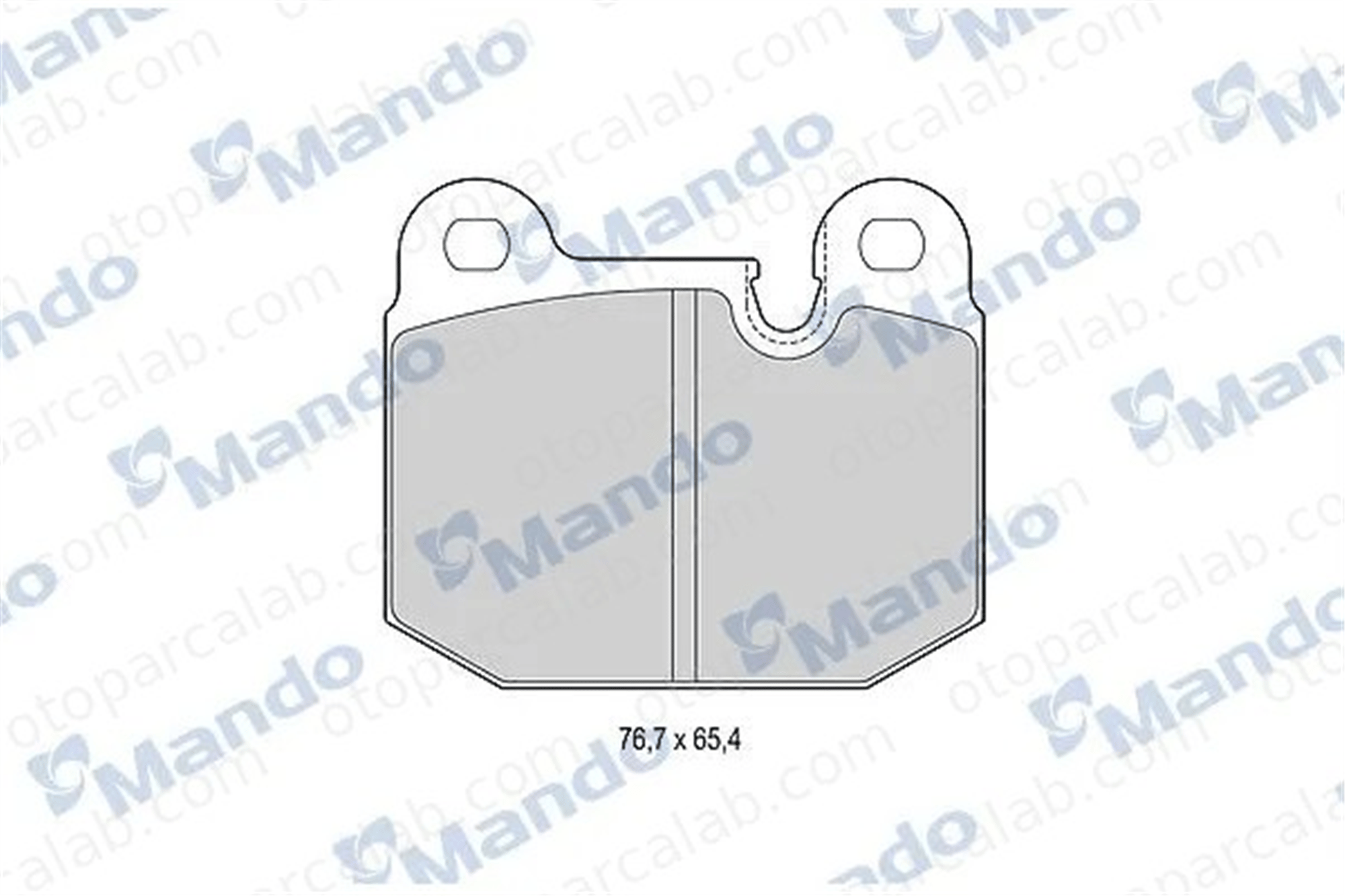 MANDO MBF015397 Fren Disk Balata Ön BMW 3 M1 34111118517 1117002