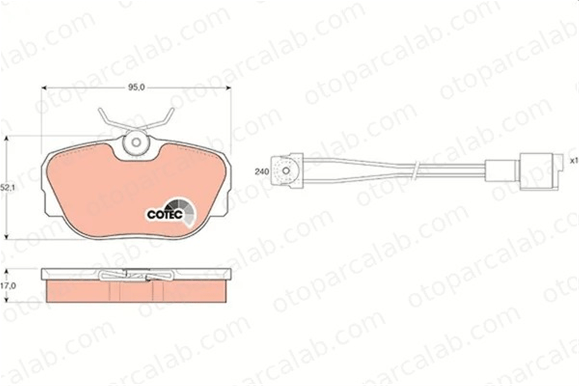 MANDO MBF015403 Fren Disk Balata Ön BMW 3 3 Touring 1155998 34111161347