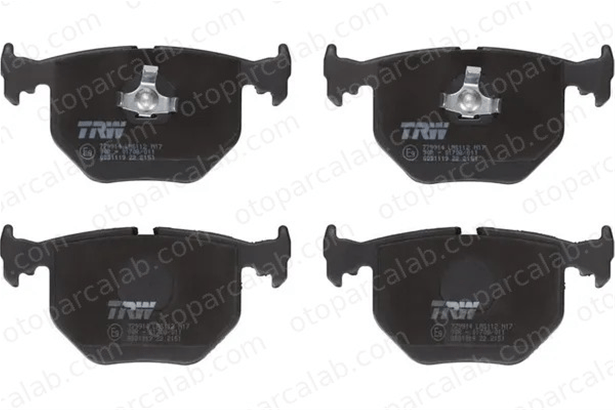 MANDO MBF015404 Fren Disk Balata Arka BMW 8 MASERATI QUATTROPORTE IV 1160685 1159960
