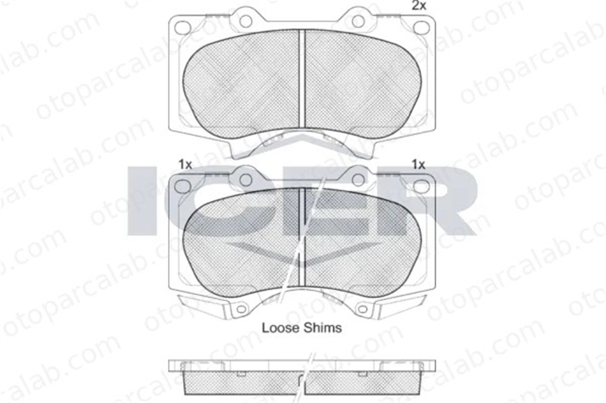 MANDO MBF015614 Fren Disk Balata Ön TOYOTA HILUX VIII Pick-up LAND CRUISER PRADO MBF015614 446504090