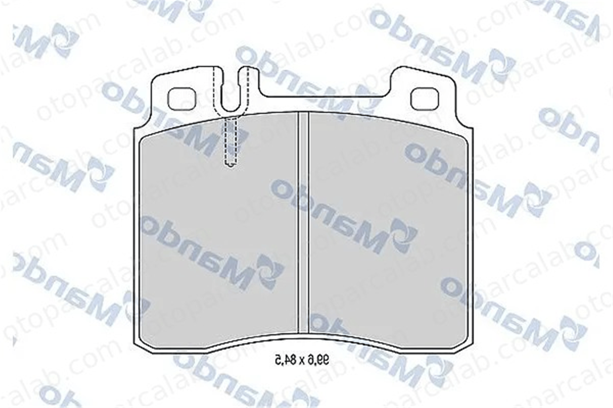 MANDO MBF015652 Fren Disk Balata Ön MERCEDES-BENZ S-SERISI S-SERISI Coupe MBF015652 24200420