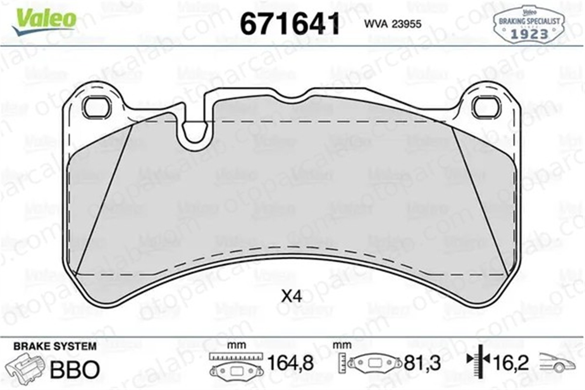 MANDO MBF015675 Fren Disk Balata Ön MASERATI GRANCABRIO MERCEDES-BENZ CLK MBF015675 44205020