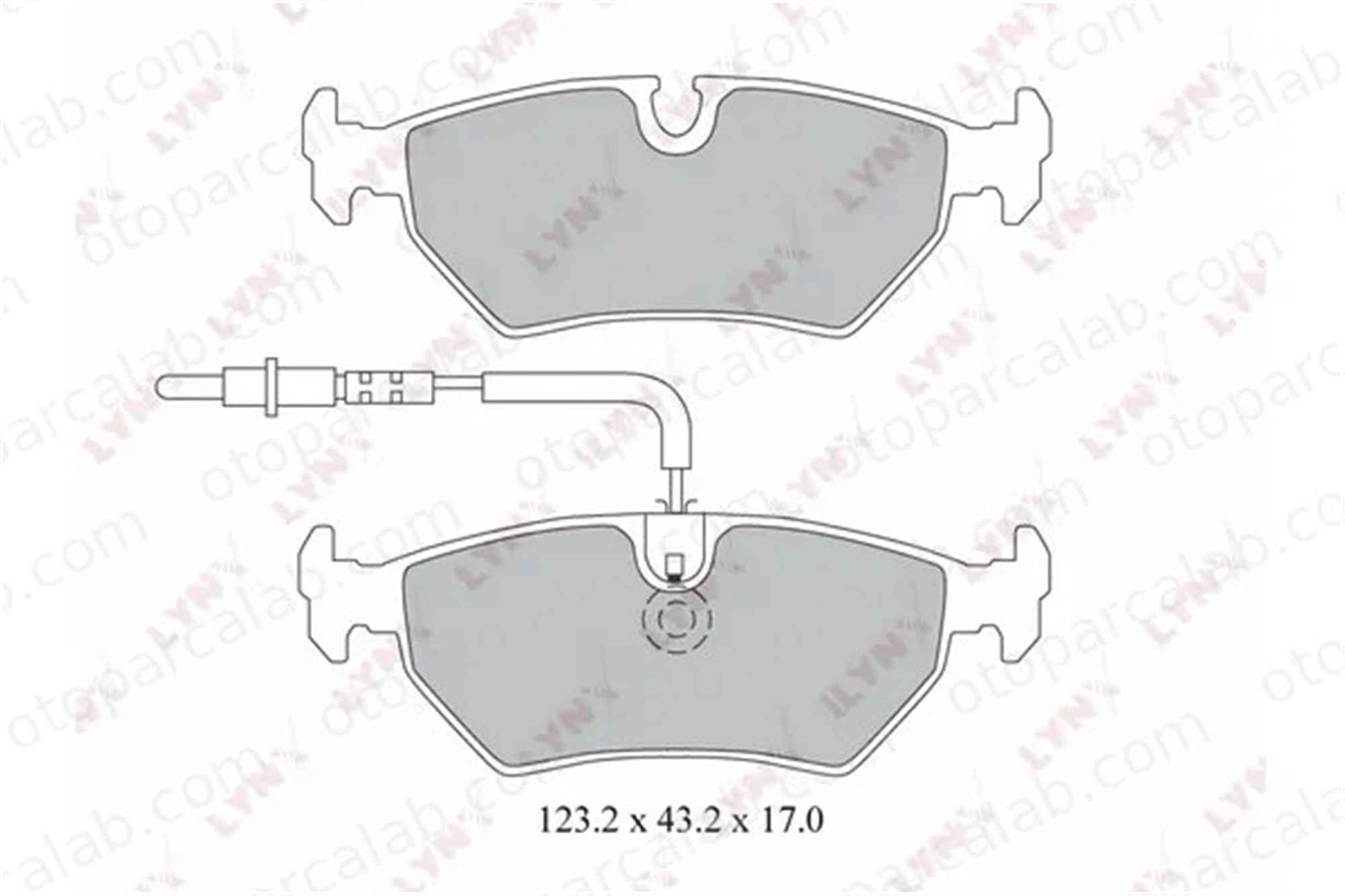 MANDO MBF015776 Fren Disk Balata Arka CITROËN EVASION MPV FIAT ULYSSE MBF015776 71773142