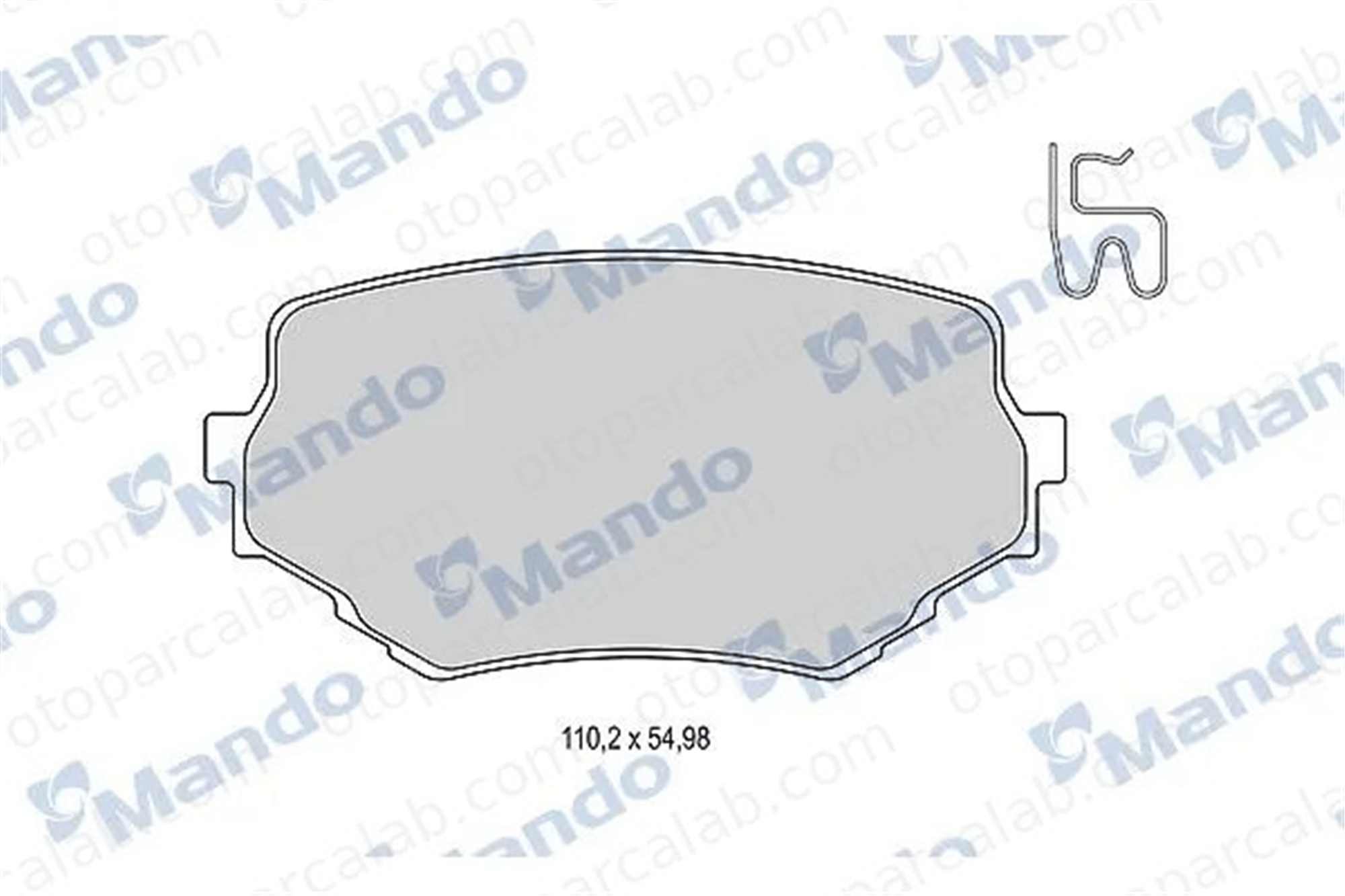 MANDO MBF015835 Fren Disk Balata Ön SUZUKI VITARA VITARA Cabrio MBF015835 5520065D00