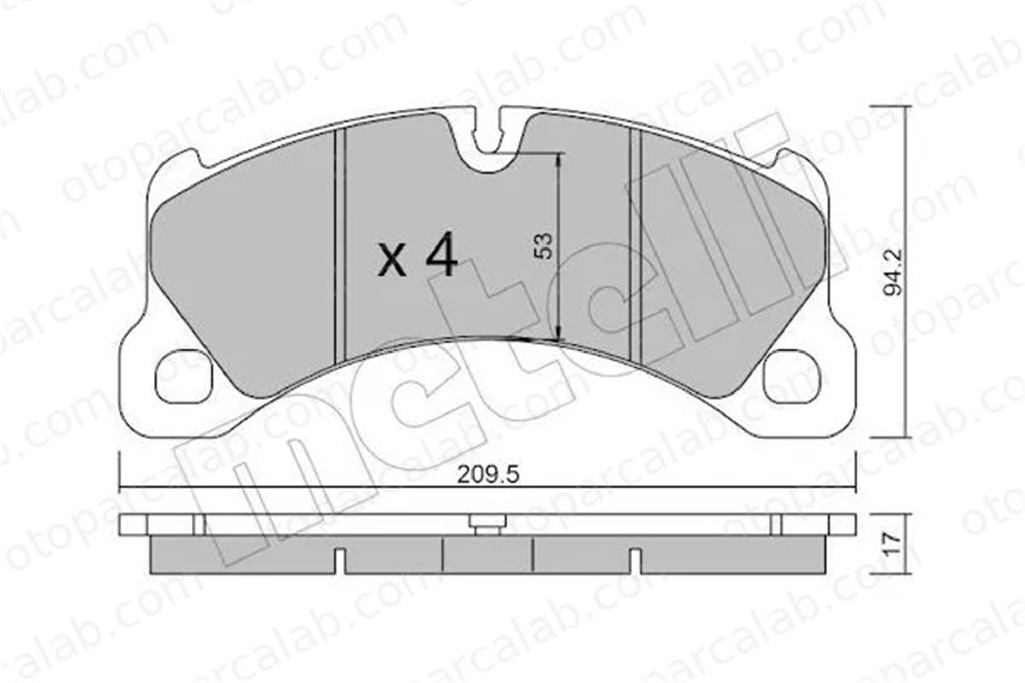 MANDO MBF016018 Fren Disk Balata Ön PORSCHE CAYENNE PANAMERA MBF016018 95835193930