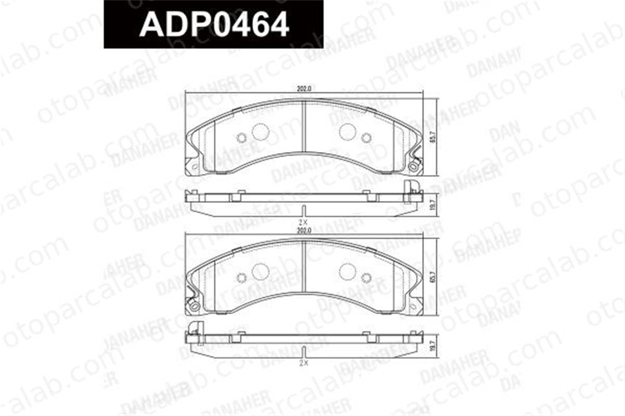 MANDO MBF01CR0200 Fren Disk Balata Ön CHEVROLET TAHOE HUMMER HUMMER H2 SUT MBF01CR0200 20850250