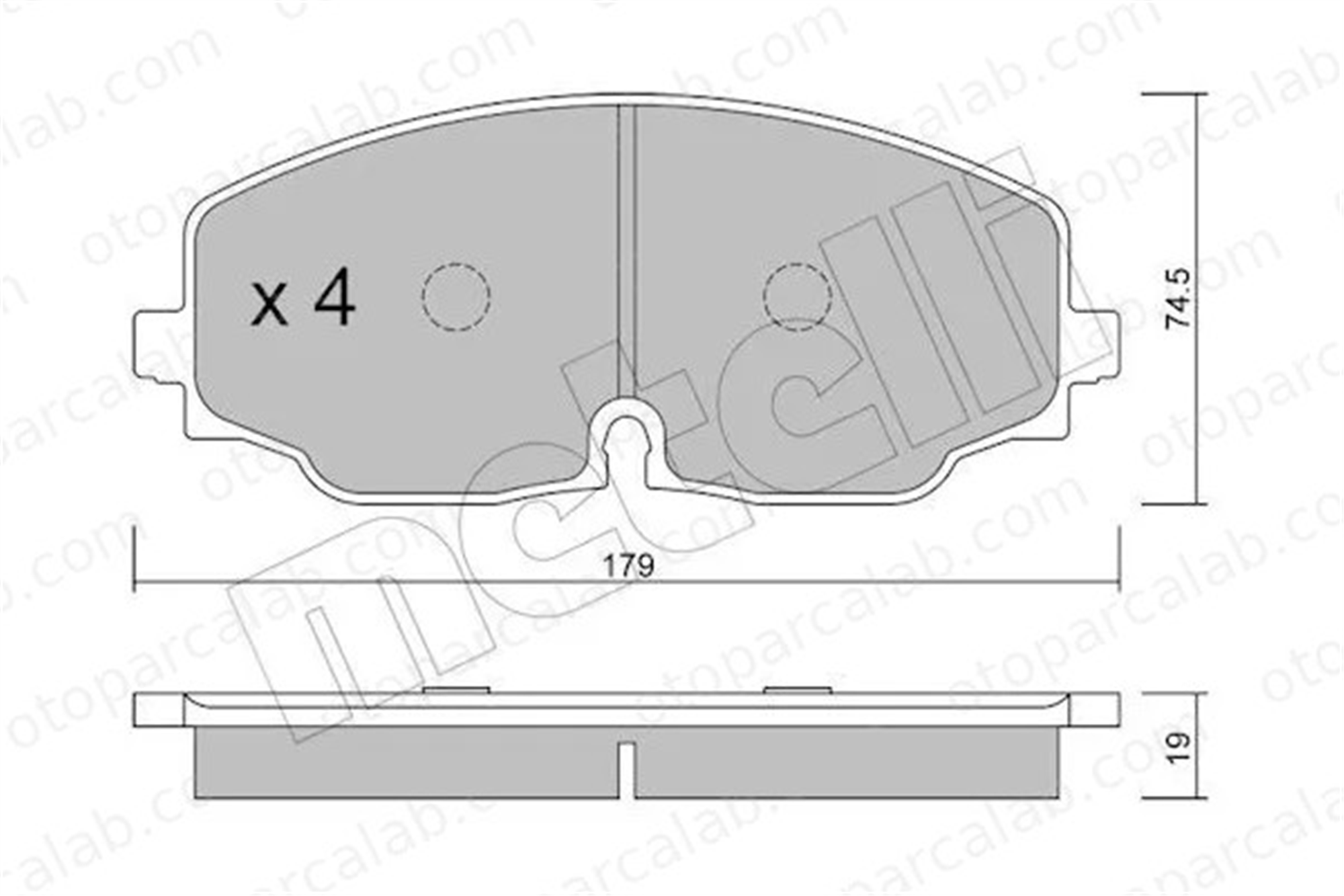 MANDO MBF01CR0265 Fren Disk Balata Ön VW ATLAS MBF01CR0265 3QF698151