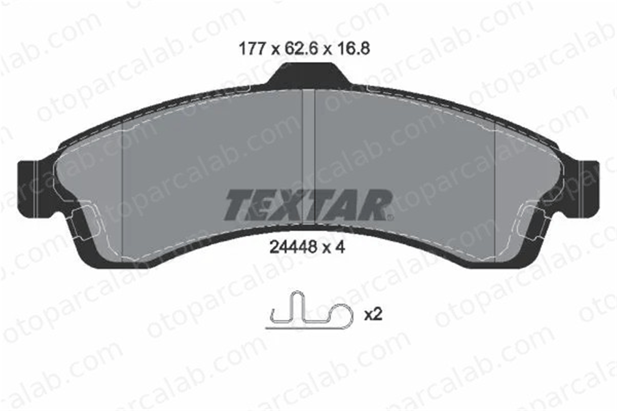 MANDO MBF01CR0382 Fren Disk Balata Ön CHEVROLET TRAILBLAZER ISUZU ASCENDER MBF01CR0382 12497782