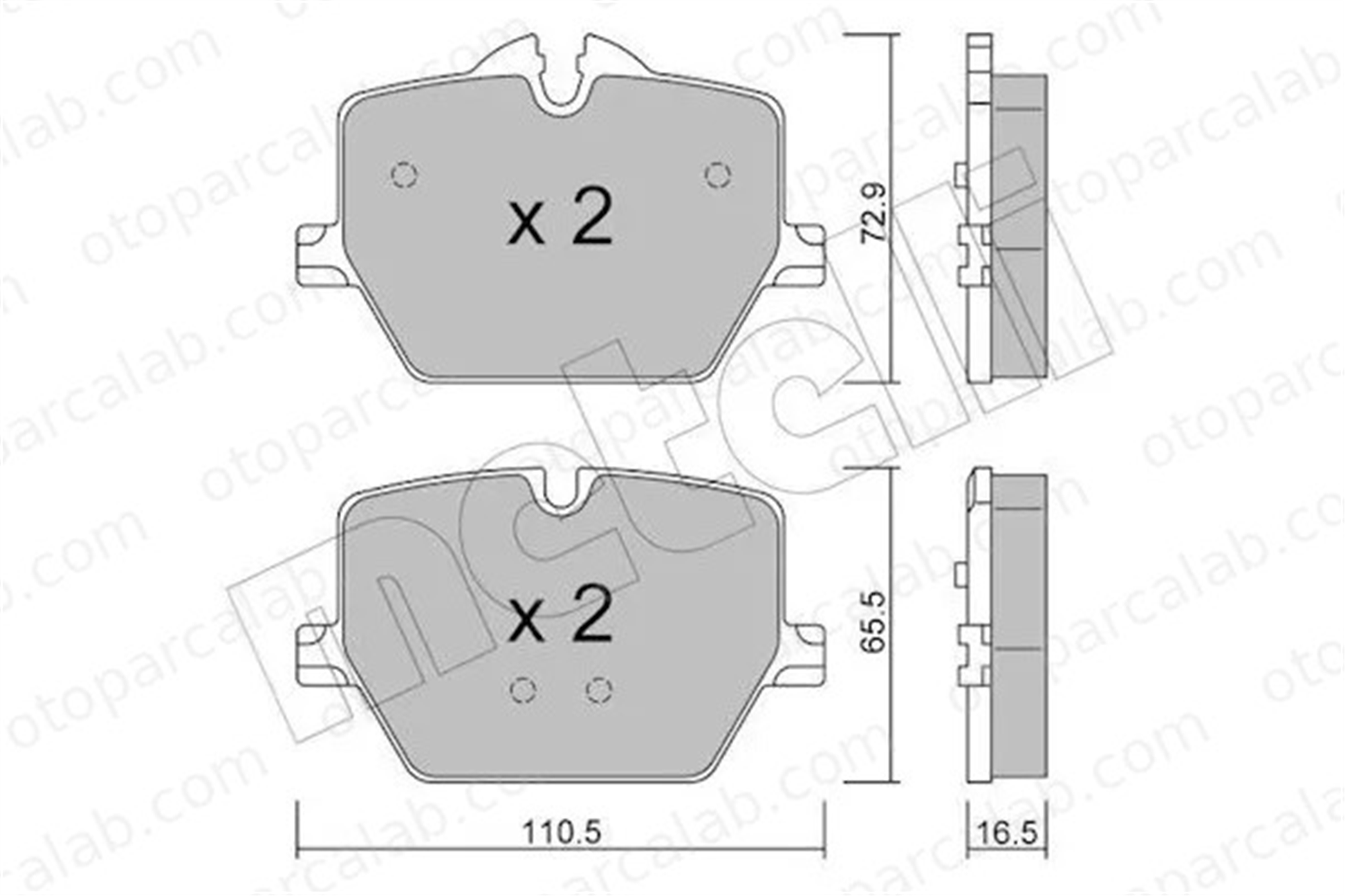 MANDO MBF01CR0493 Fren Disk Balata Ön BMW 3 3 Touring MBF01CR0493 34206888835