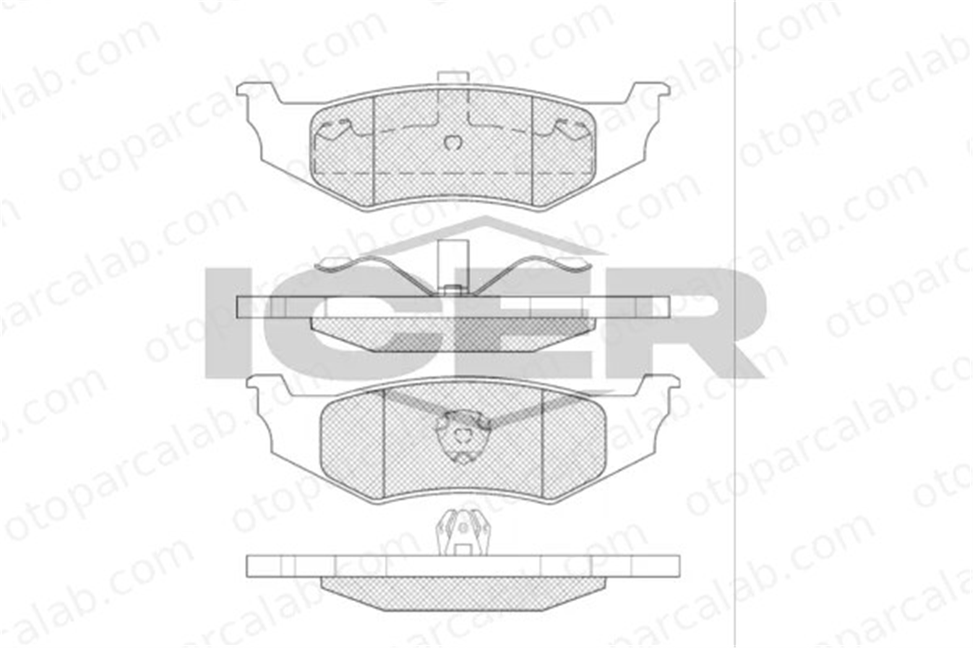 MANDO MBF01CR0907 Fren Disk Balata Ön CHRYSLER PT CRUISER DODGE CARAVAN MBF01CR0907 4423667