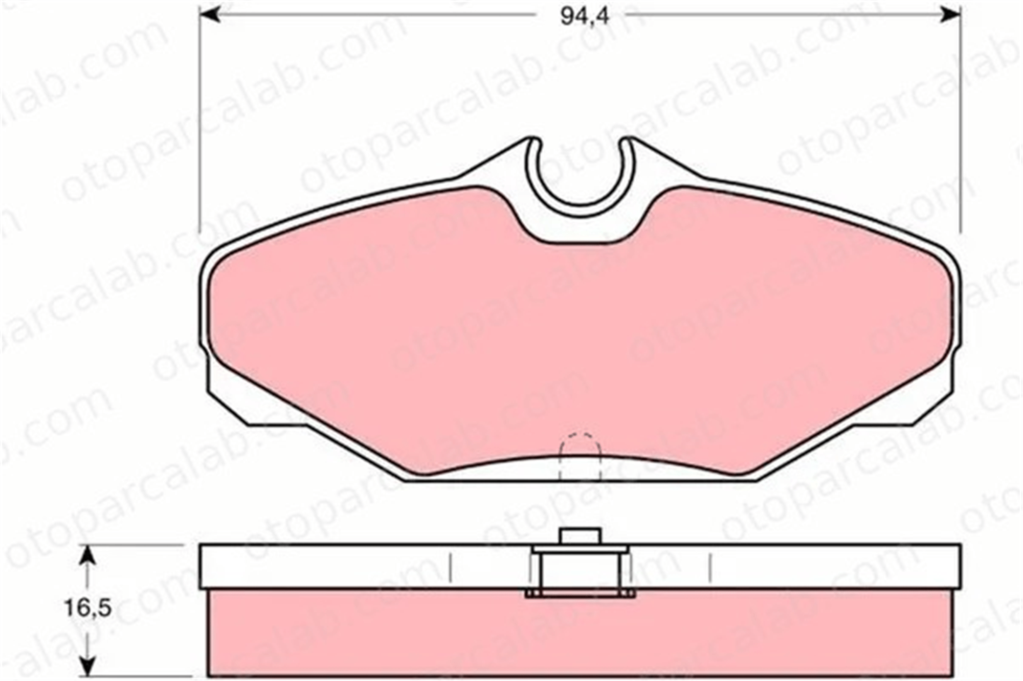 MANDO MBF01CR0965 Fren Disk Balata Ön FORD USA TAURUS TAURUS Wagon MBF01CR0965 1U2Z2V200PA