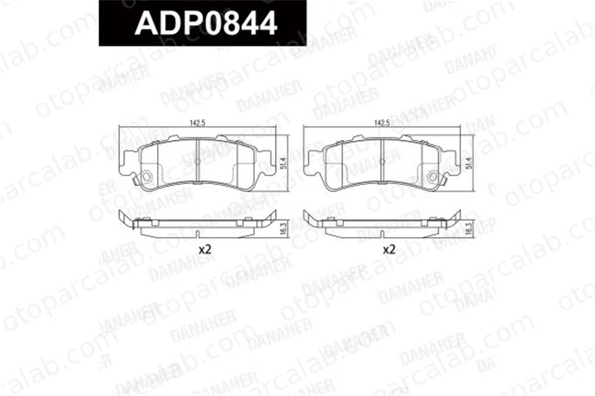 MANDO MBF01CR1129 Fren Disk Balata Ön CHEVROLET TAHOE SILVERADO 1500 MBF01CR1129 18026447