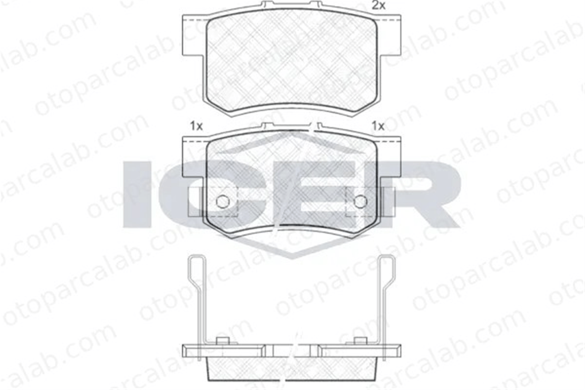 MANDO MBF01CRK0117 Fren Disk Balata Ön HONDA ACCORD V ROVER 600 I MBF01CRK0117 43022SEPA00