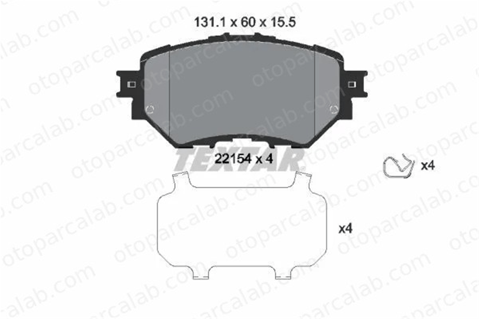 MANDO MBF01CRK0156 Fren Disk Balata Ön MERCEDES-BENZ E-SERISI MAZDA 3 MBF01CRK0156 BJY73328ZA