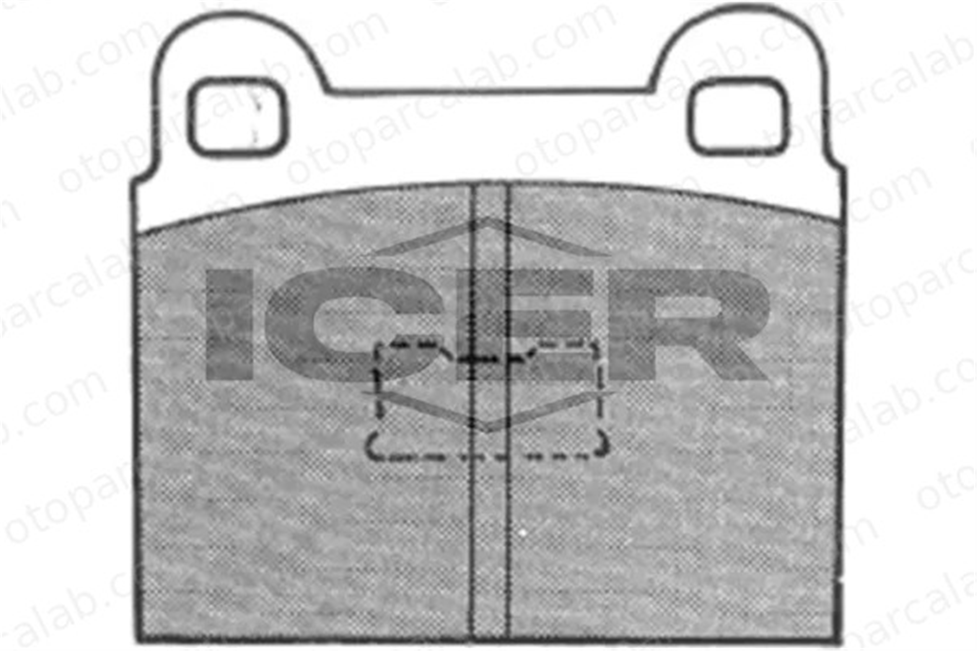 MANDO MBF01CRK0250 Fren Disk Balata Ön AUDI 80 B1 Sedan VW SCIROCCO MBF01CRK0250 171698151B