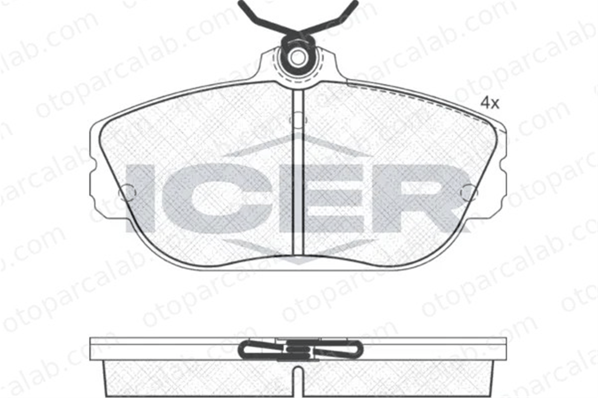 MANDO MBF01CRK0470 Fren Disk Balata Ön FORD USA TAURUS TAURUS Wagon MBF01CRK0470 F30Y2001A