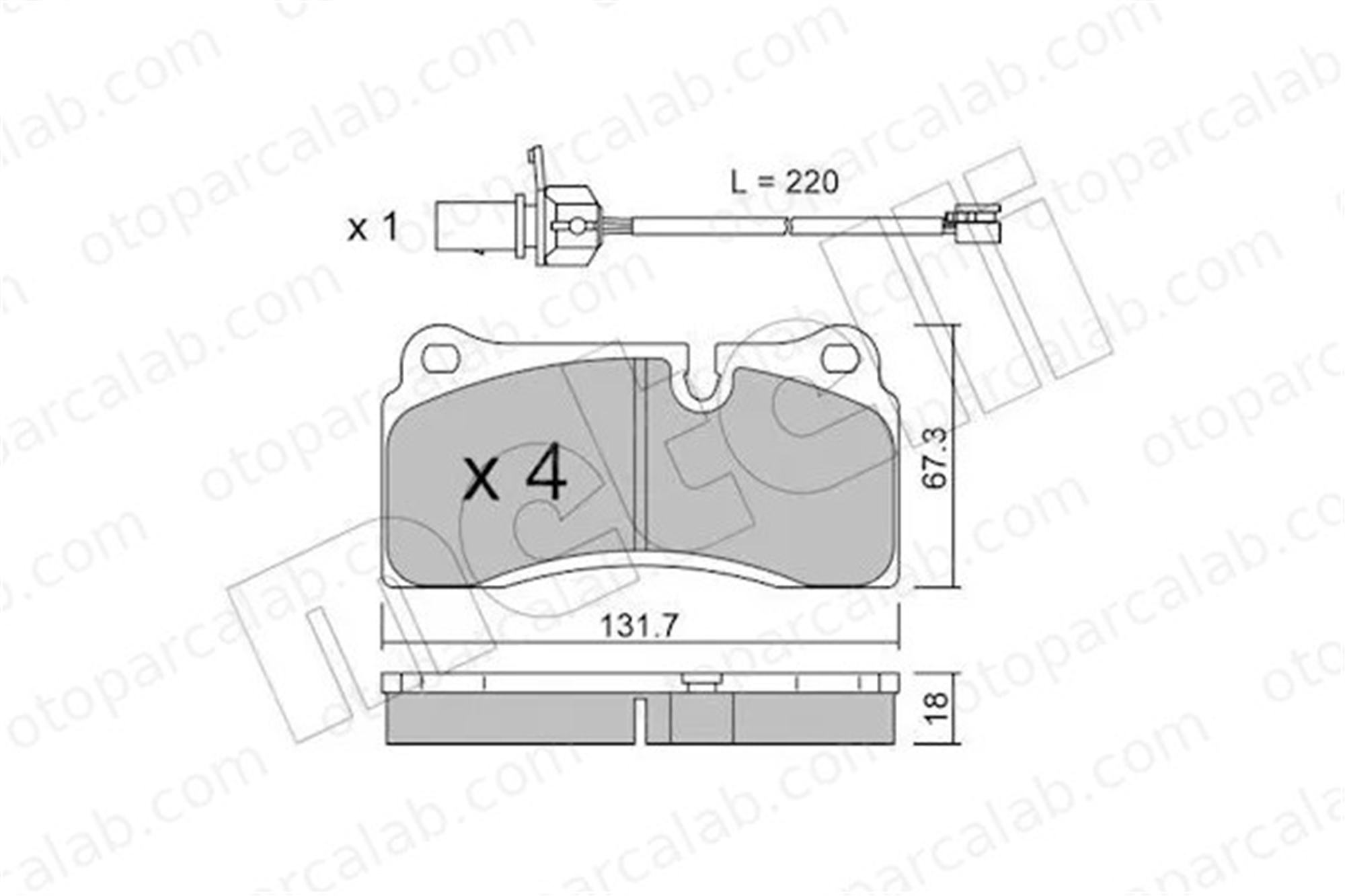 MANDO MBF01CRK0594 Fren Disk Balata Ön AUDI R8 LAMBORGHINI GALLARDO MBF01CRK0594 420698451B
