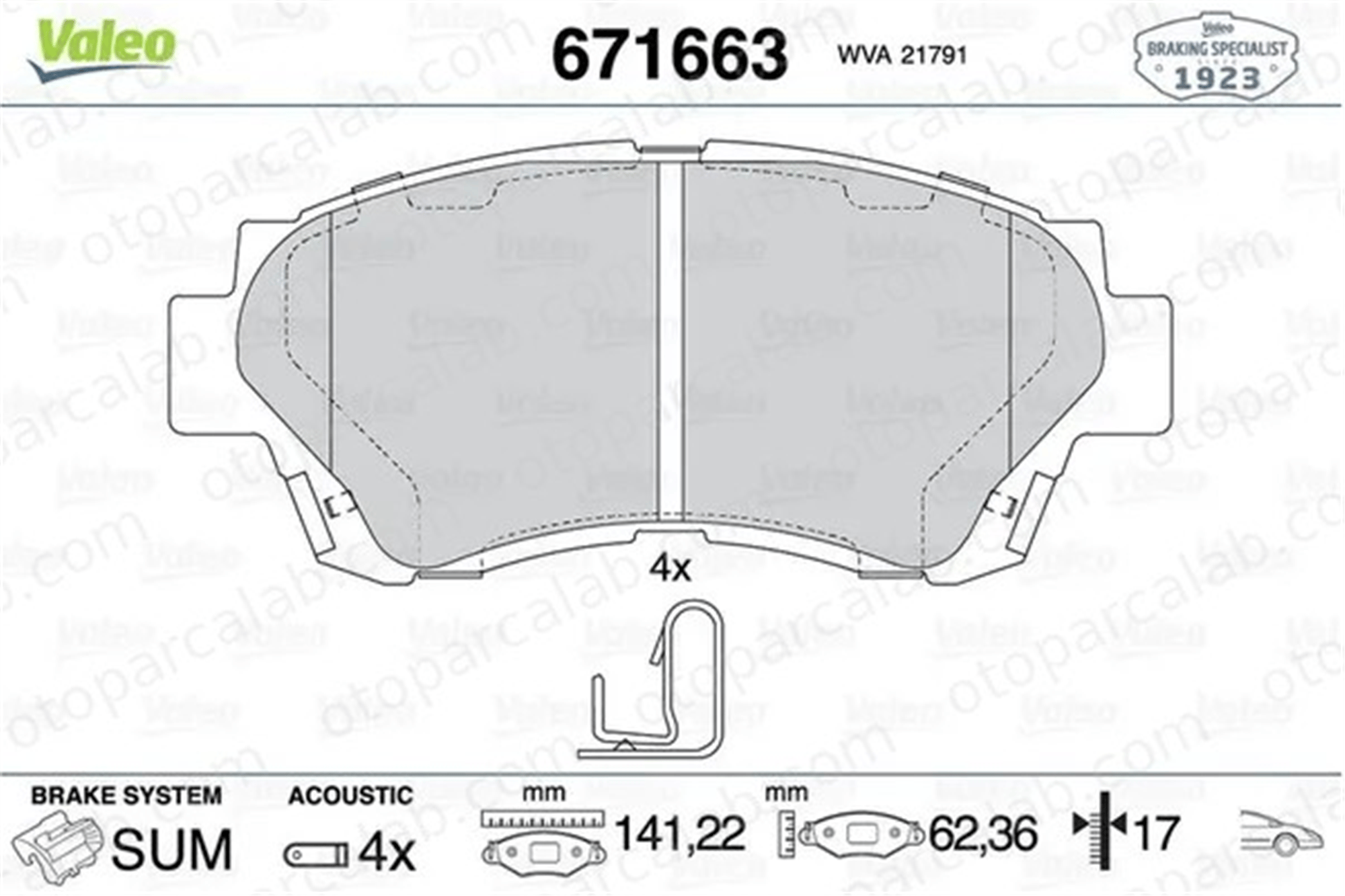 MANDO MBF01CRK0727 Fren Disk Balata Ön TOYOTA CAMRY CAMRY Station wagon MBF01CRK0727 446524010