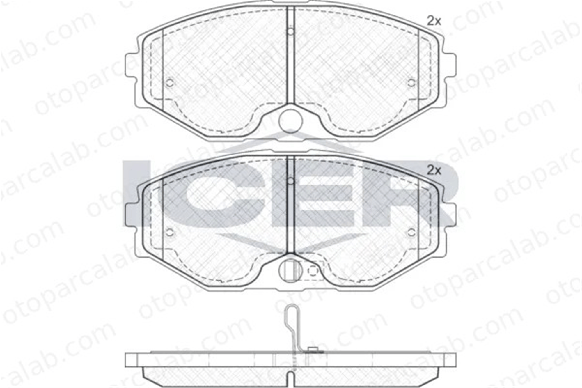 MANDO MBF01CRK0771 Fren Disk Balata Ön NISSAN MAXIMA / MAXIMA QX V CEFIRO III Sedan MBF01CRK0771 4106064U92