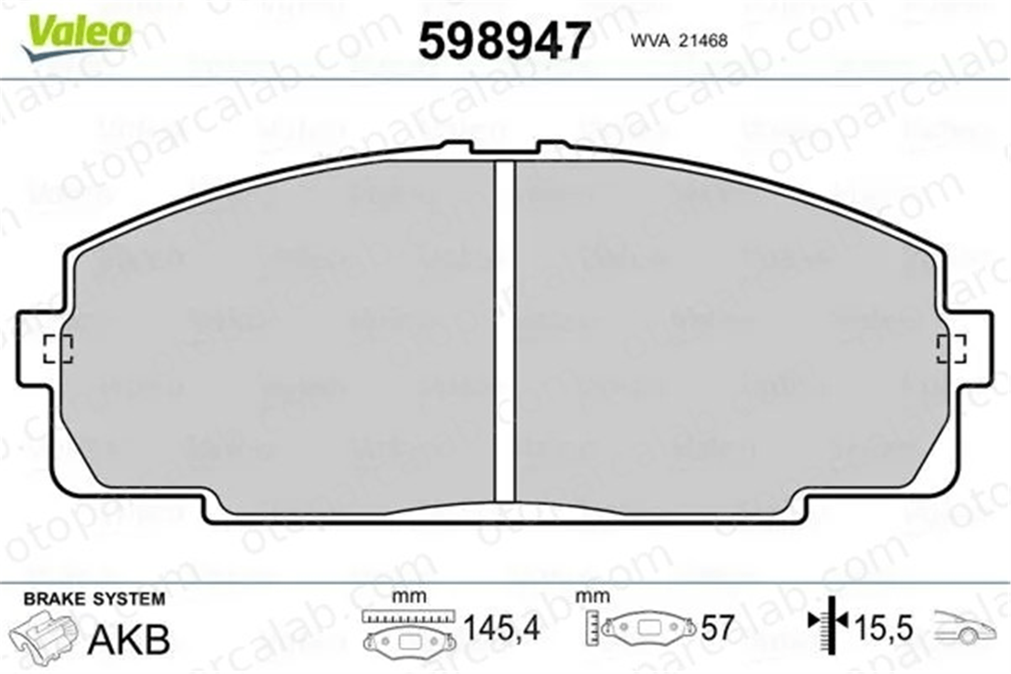 MANDO MBF01LR0100 Fren Disk Balata Ön TOYOTA HIACE IV Minibüs/Otobüs HIACE IV Panelvan/Van MBF01LR0100 446525040