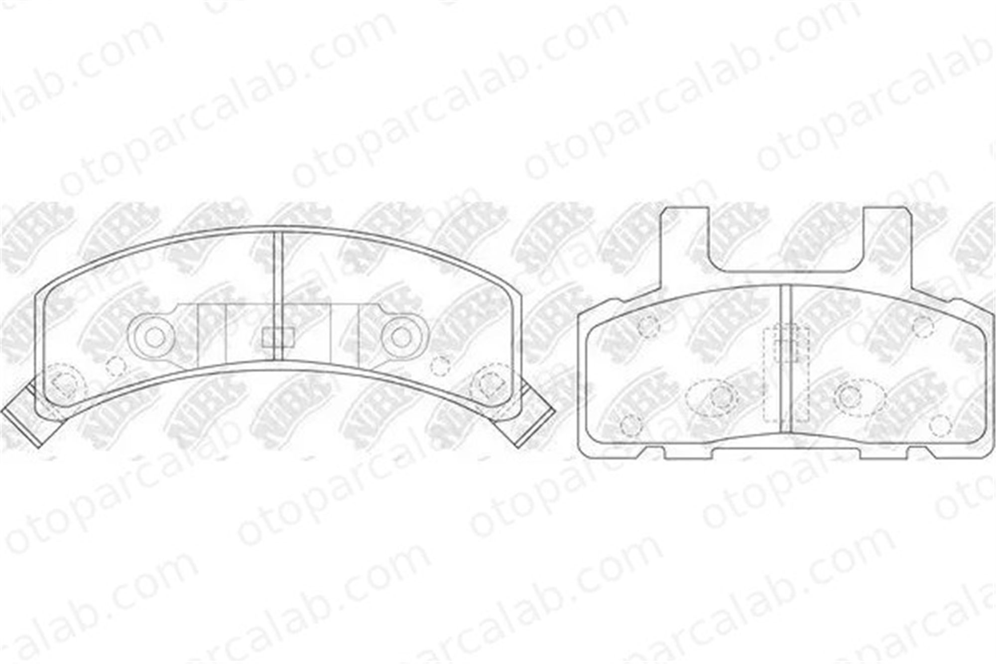 MANDO MBF01LR0103 Fren Disk Balata Ön CHEVROLET ASTRO Minibüs/Otobüs ASTRO Panelvan/Van MBF01LR0103 19242610