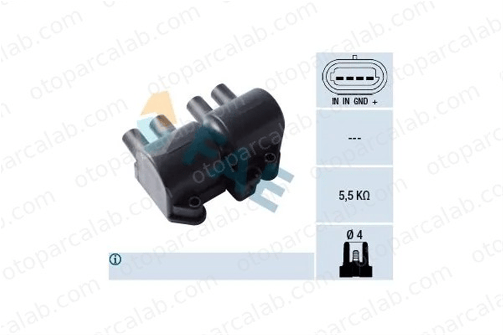 MANDO MMI030094 Ateşleme Bobini DAEWOO LEGANZA LANOS 10450424 10490192