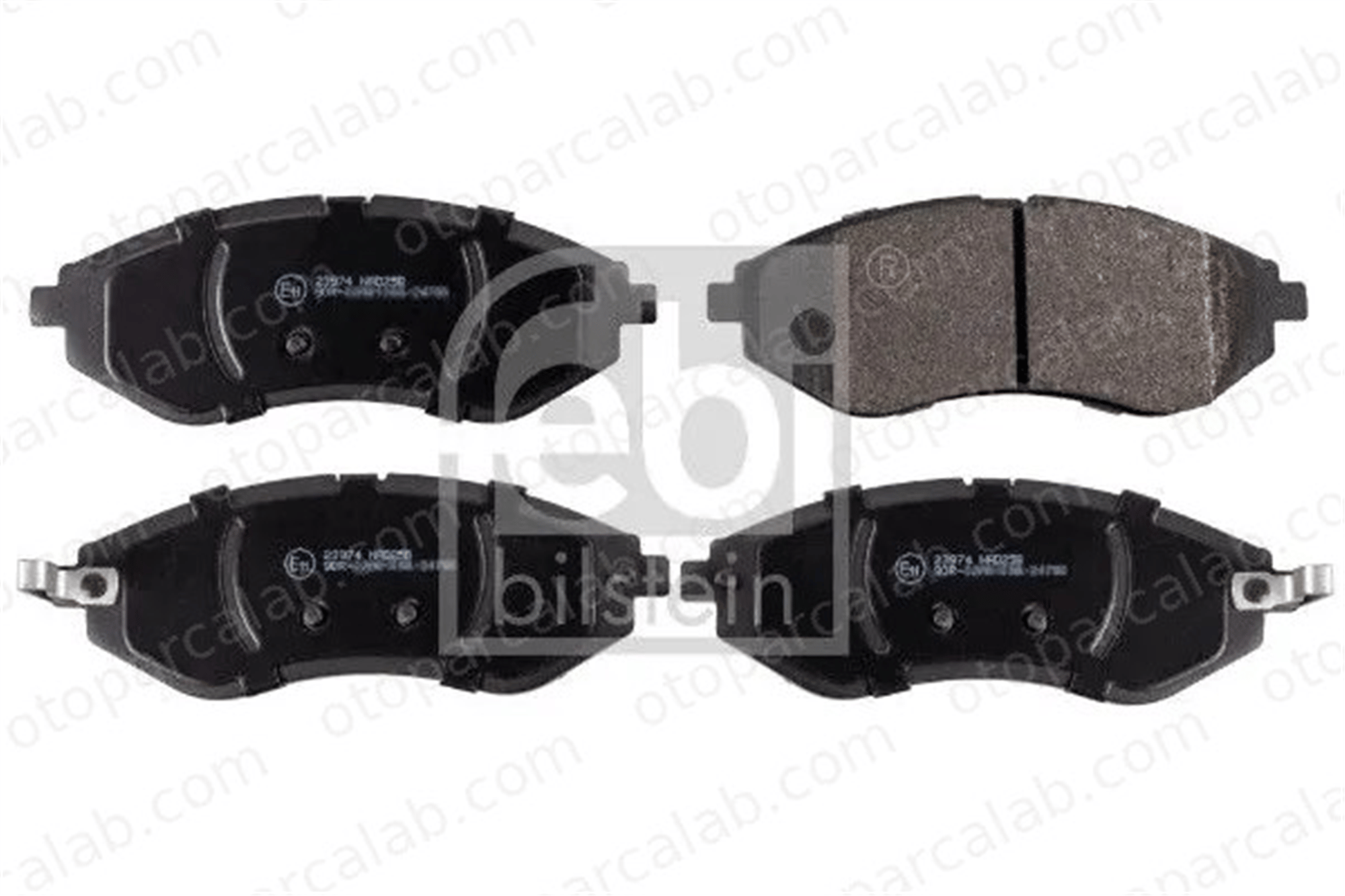 MANDO MPD16 Fren Disk Balata Ön CHEVROLET AVEO / KALOS Hatchback AVEO / KALOS Sedan MPD16 96534653