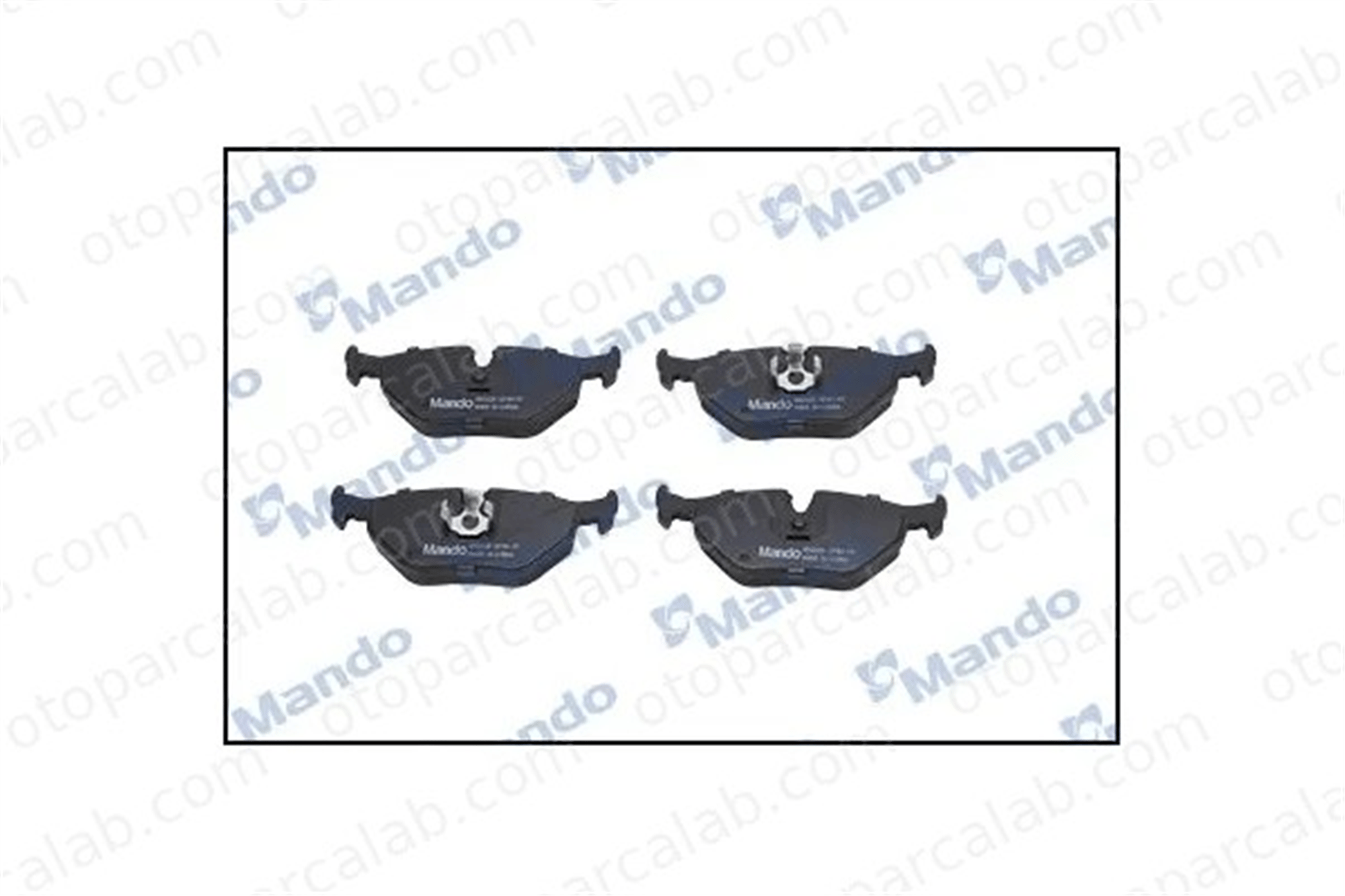 MANDO MPF13NS Fren Disk Balata Arka BMW 3 3 Touring 1164499 1164501