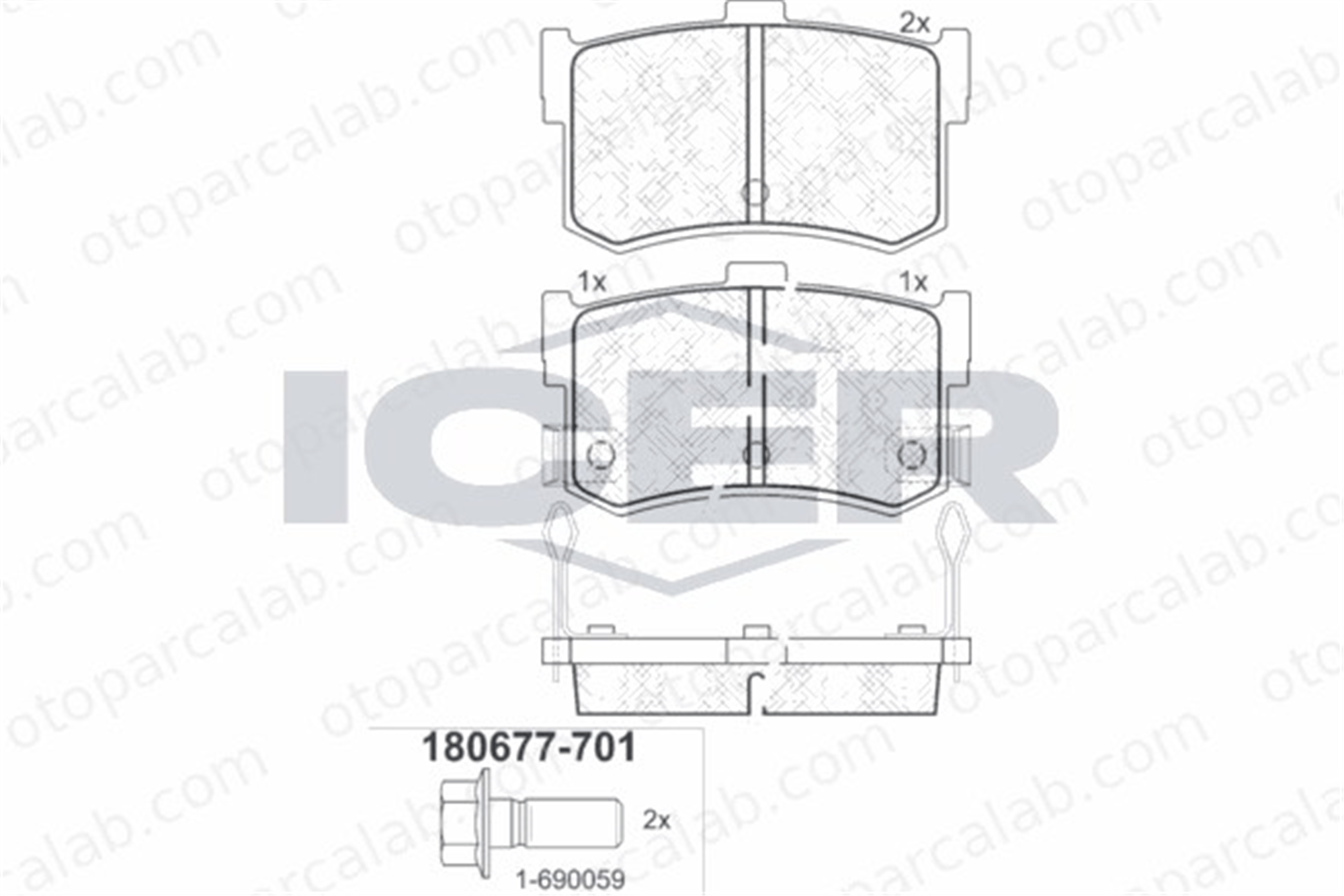 MANDO MPH15 Fren Disk Balata Arka HYUNDAI SONATA III ROVER 800 5830234A00 43022SD4000