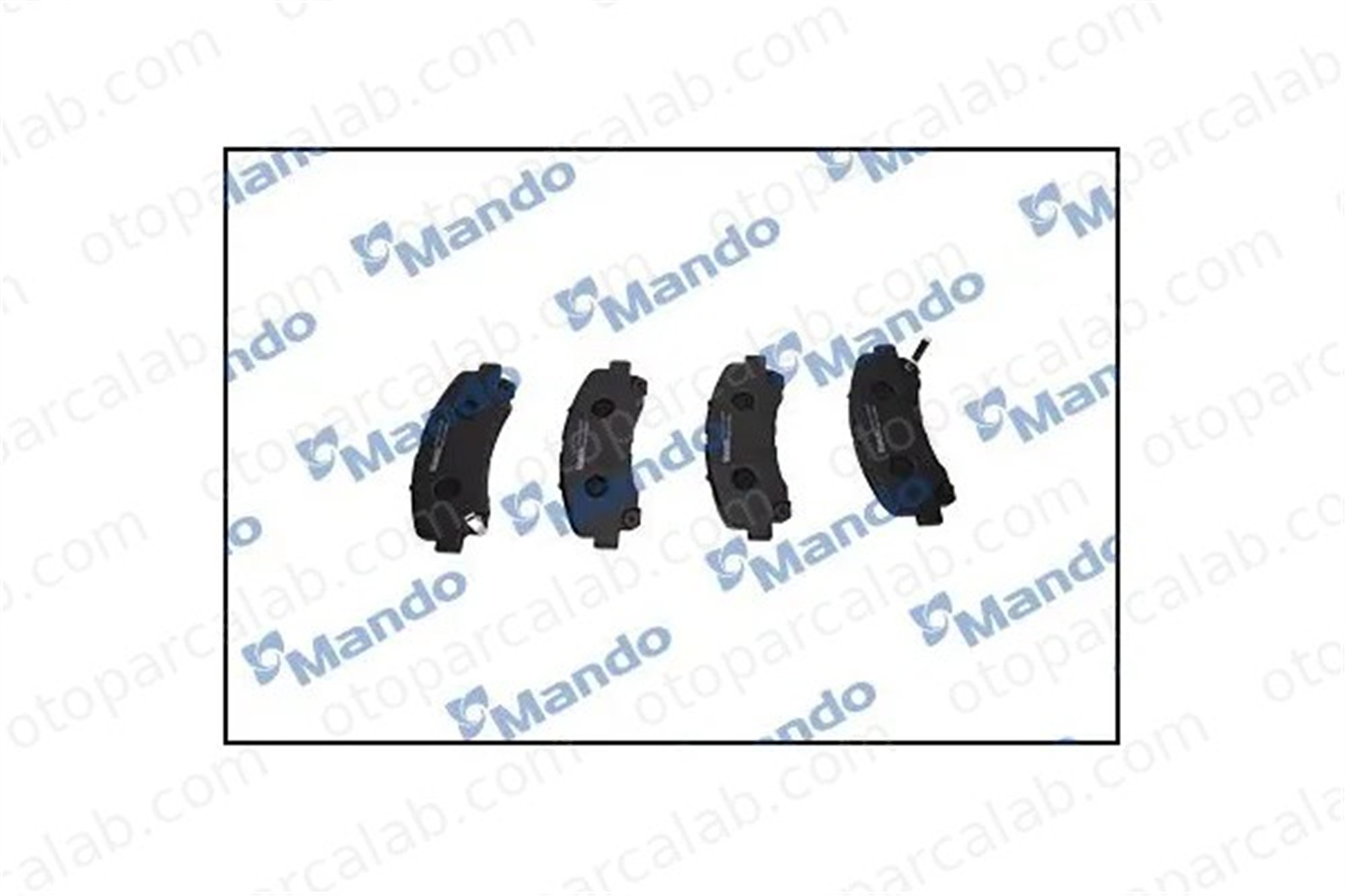 MANDO MPI04 Fren Disk Balata Ön ISUZU D-MAX I D-MAX II 8980791040 94770229
