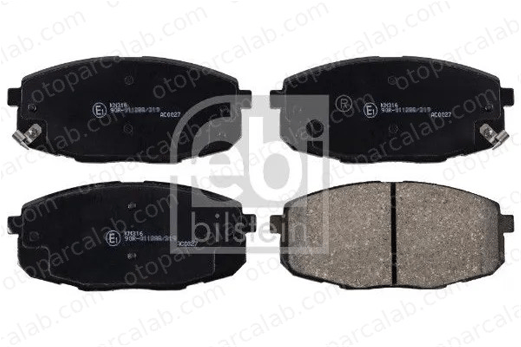 MANDO MPK23 Fren Disk Balata Ön KIA CEE'D SW PRO CEE'D MPK23 K2FA3328Z