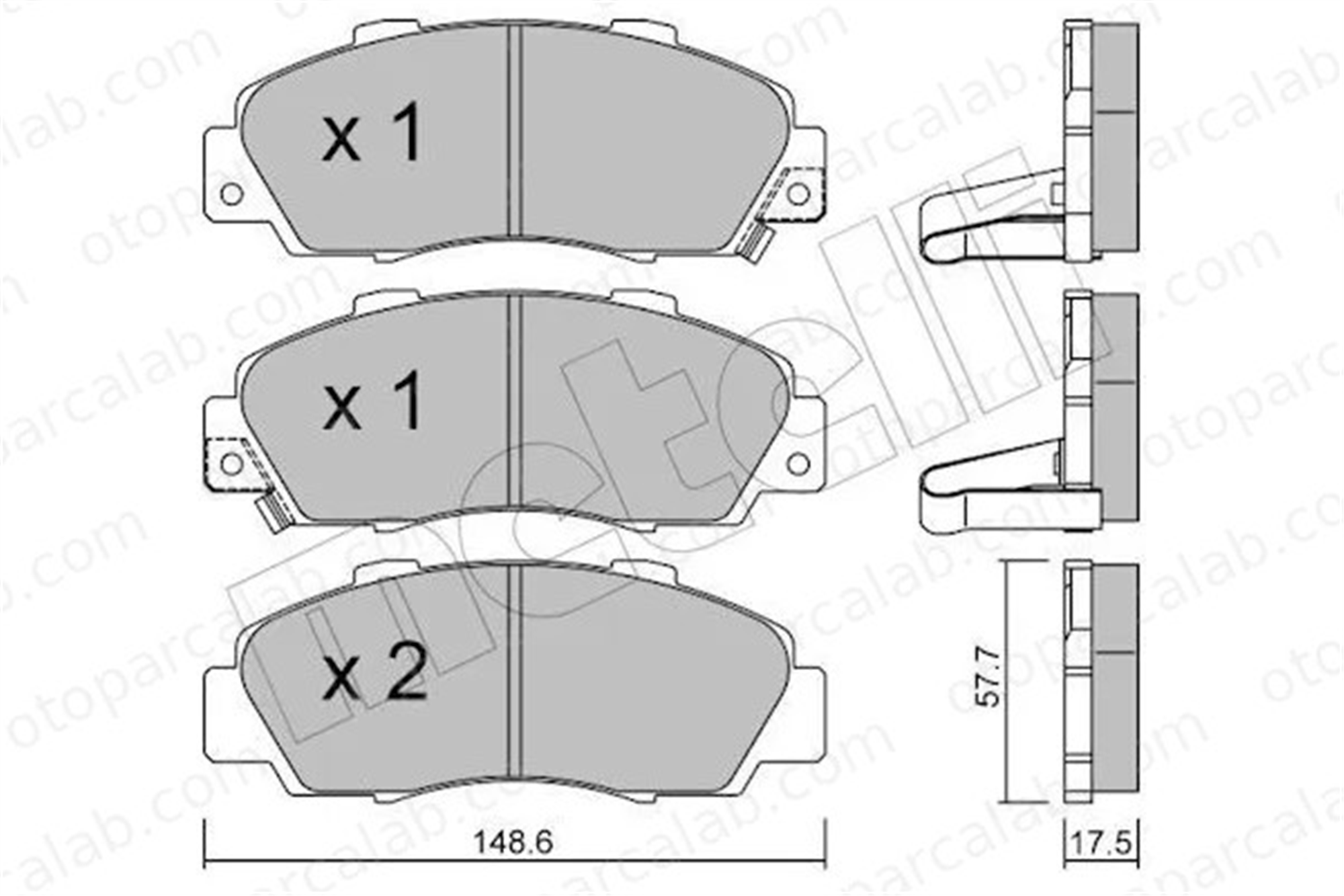 MANDO MPO03 Fren Disk Balata Ön ROVER 600 I HONDA ACCORD V 45022SL0E61 96329471