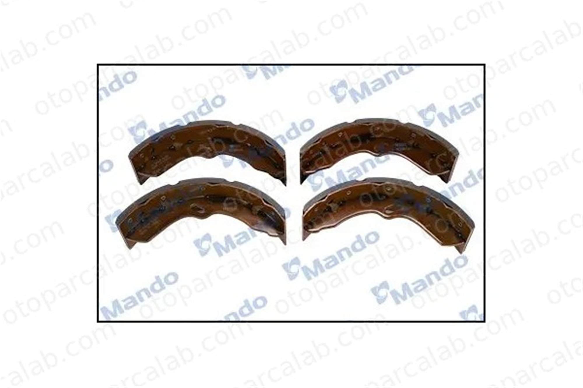 MANDO MTLH01 Fren Pabuçlu Balata Arka RENAULT CLIO I Kasa/eğik arka 5830545A53 5830545A02