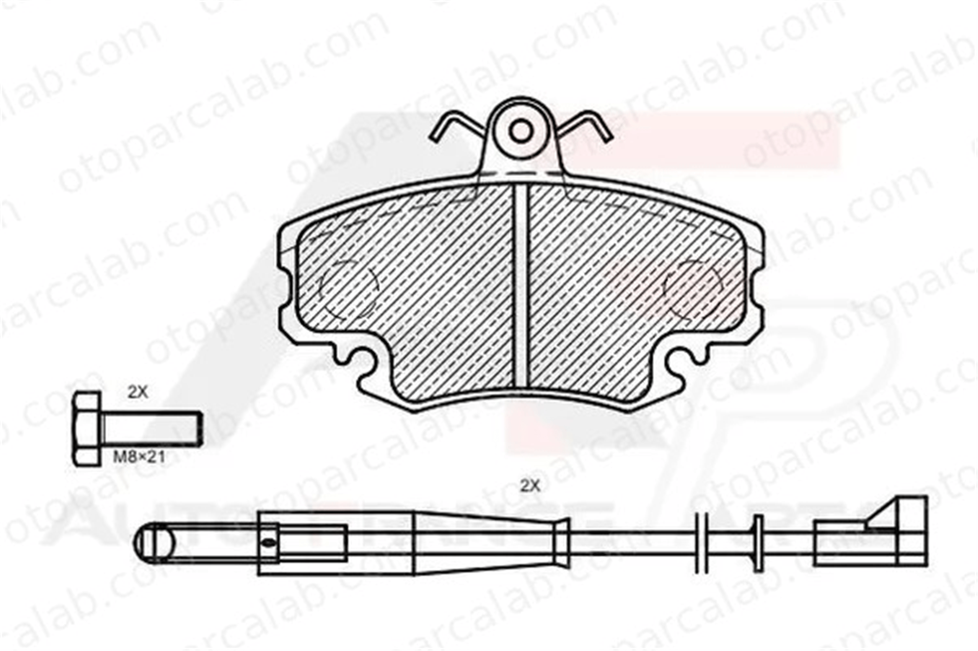 MANDO RMPC01NS Fren Disk Balata Ön RENAULT CLIO II DACIA LOGAN RMPC01NS 6000008018