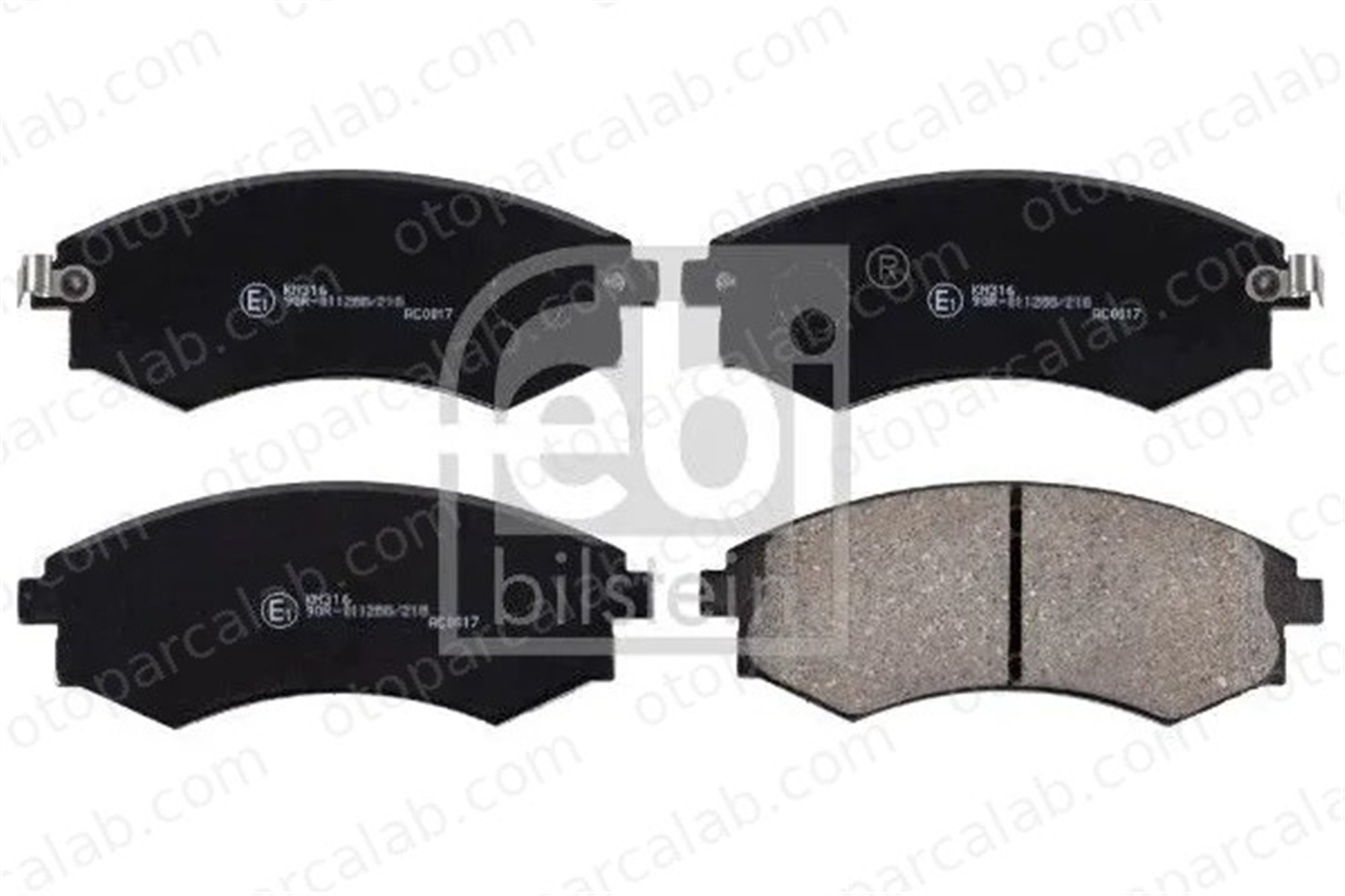 MANDO RMPD10NS Fren Disk Balata Ön SSANGYONG KORANDO HYUNDAI SONATA III RMPD10NS 410600C890