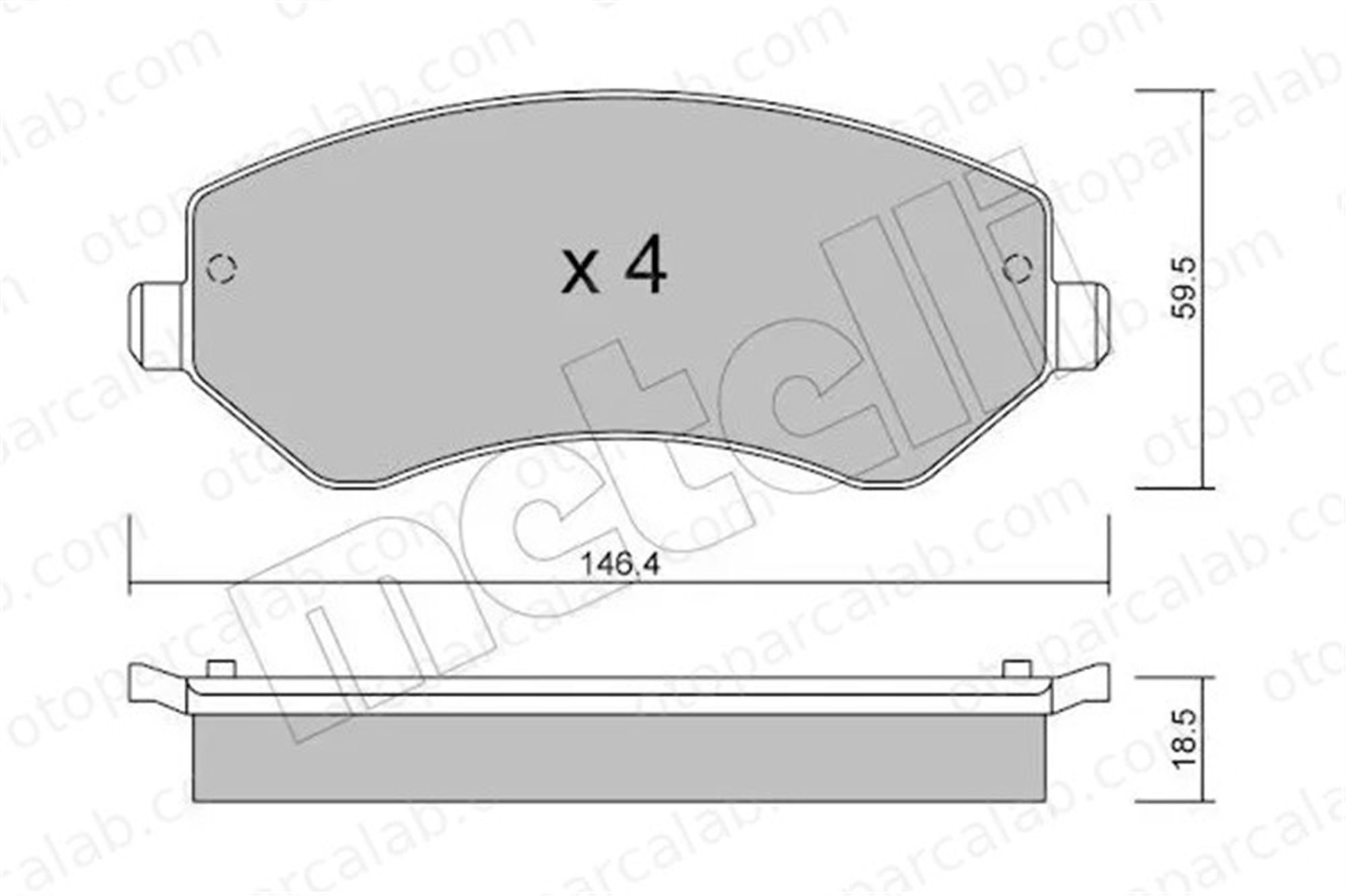 MANDO RMPJ01 Fren Disk Balata Ön JEEP CHEROKEE CHRYSLER VOYAGER IV 5066427AA 5019985AB