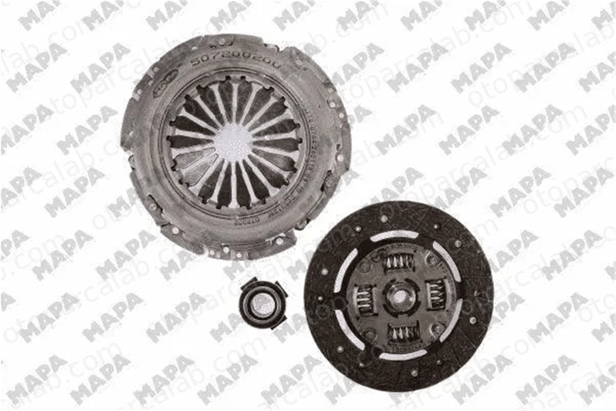 MAPA 007200700 Debriyaj Seti FIAT DOBLO MPV DOBLO Kasa/büyük limuzin 71752225 71719615