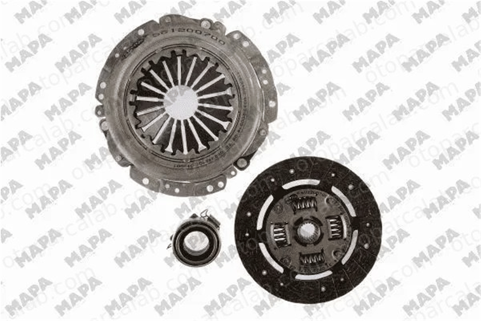 MAPA 010200900 Debriyaj Seti TOYOTA COROLLA Liftback COROLLA 4130YZZAC 04130YZZAC