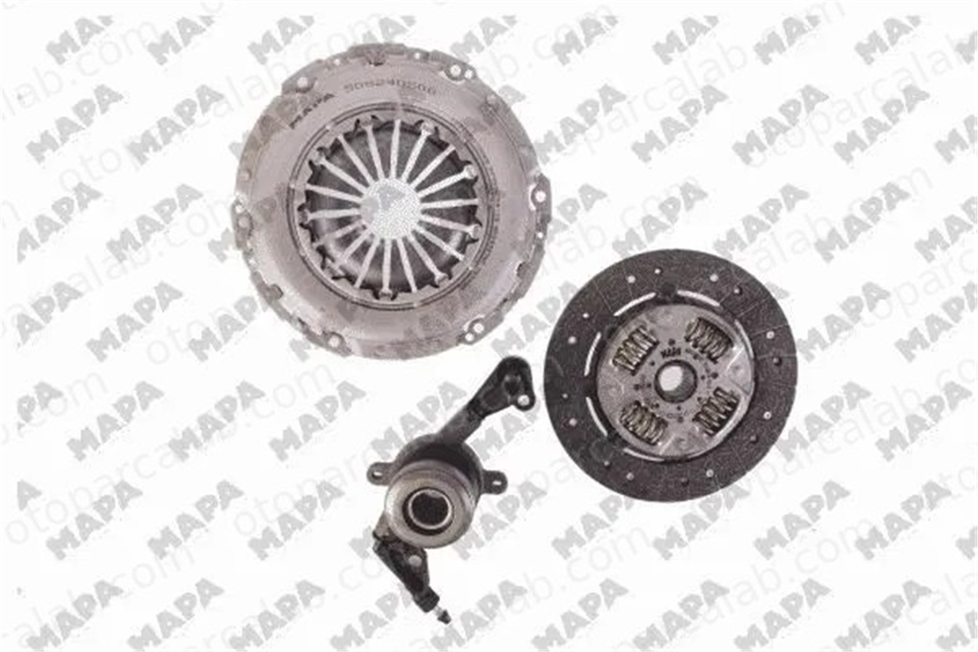 MAPA 011240208 Debriyaj Seti VW CRAFTER 30-35 Minibüs/Otobüs CRAFTER 30-50 Panelvan/Van 076141015A 0B7141671