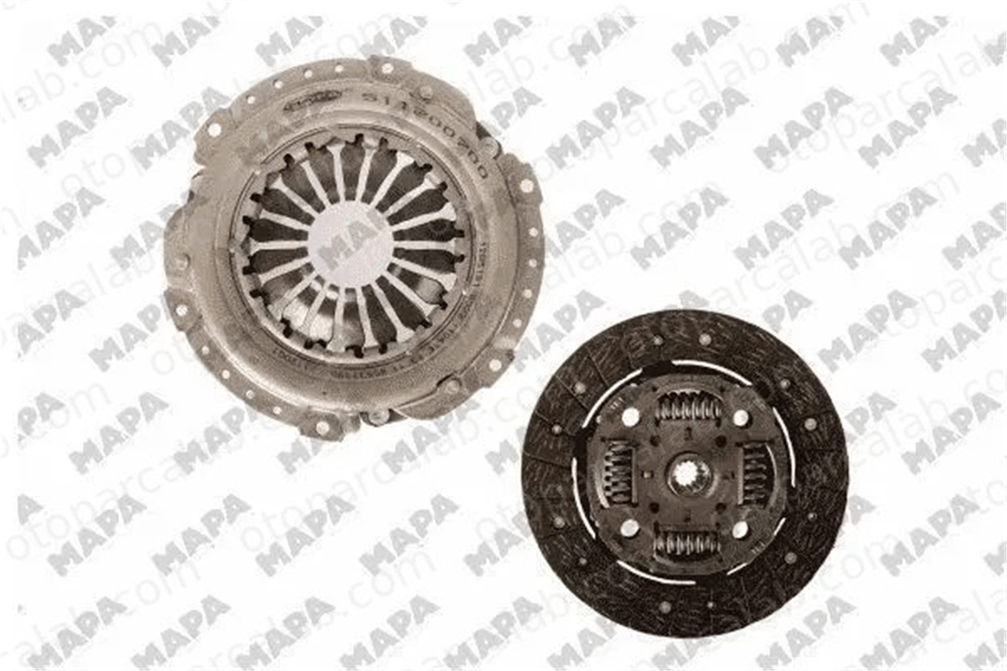 MAPA 022200409 Debriyaj Seti OPEL CORSA C Kasa/eğik arka CORSA D 93175921 5666004