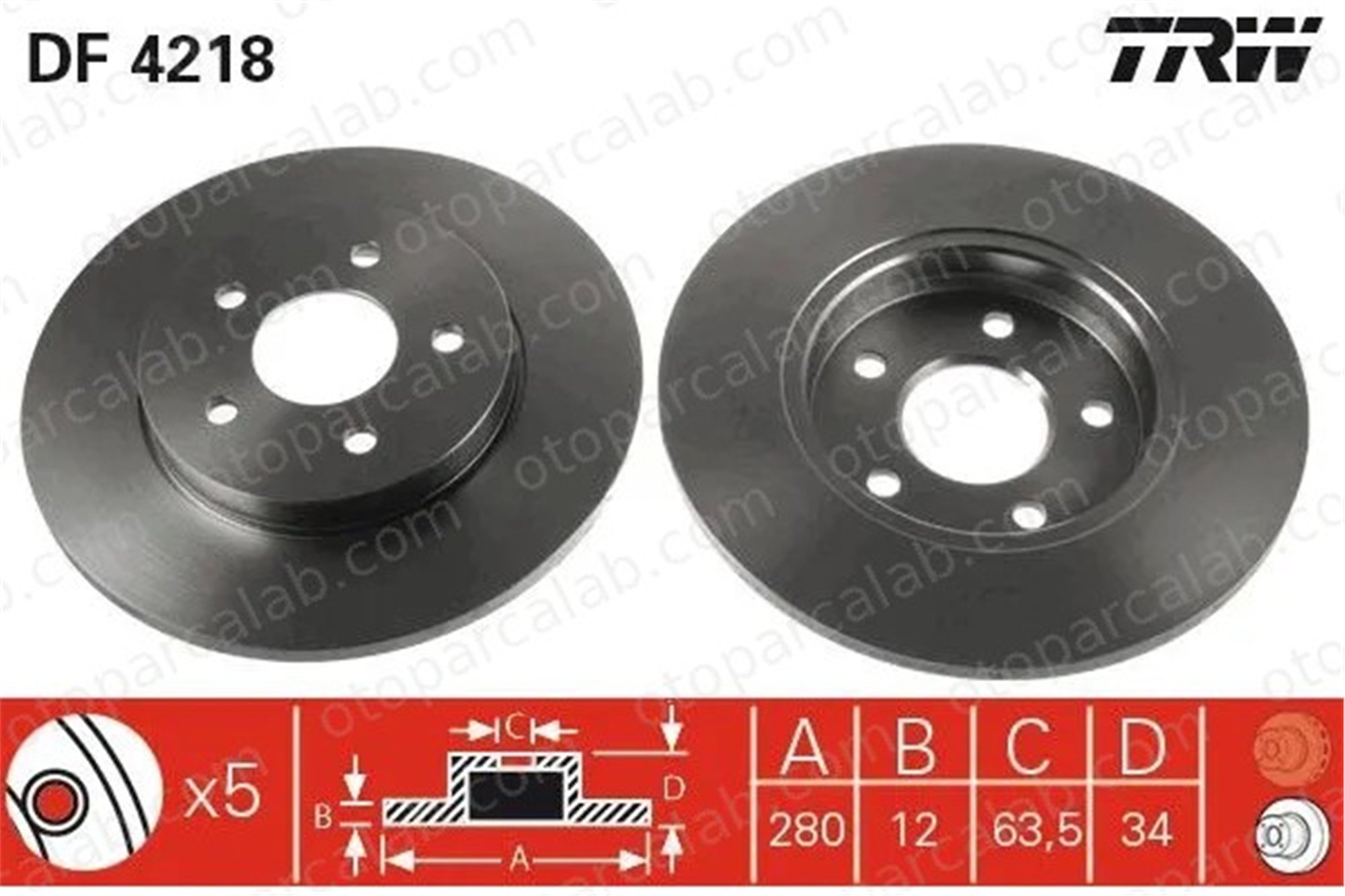 MARGO 2210018 Fren Disk Ayna Arka Sağ ve Sol FORD MONDEO III Sedan MONDEO III 1676983 1323102
