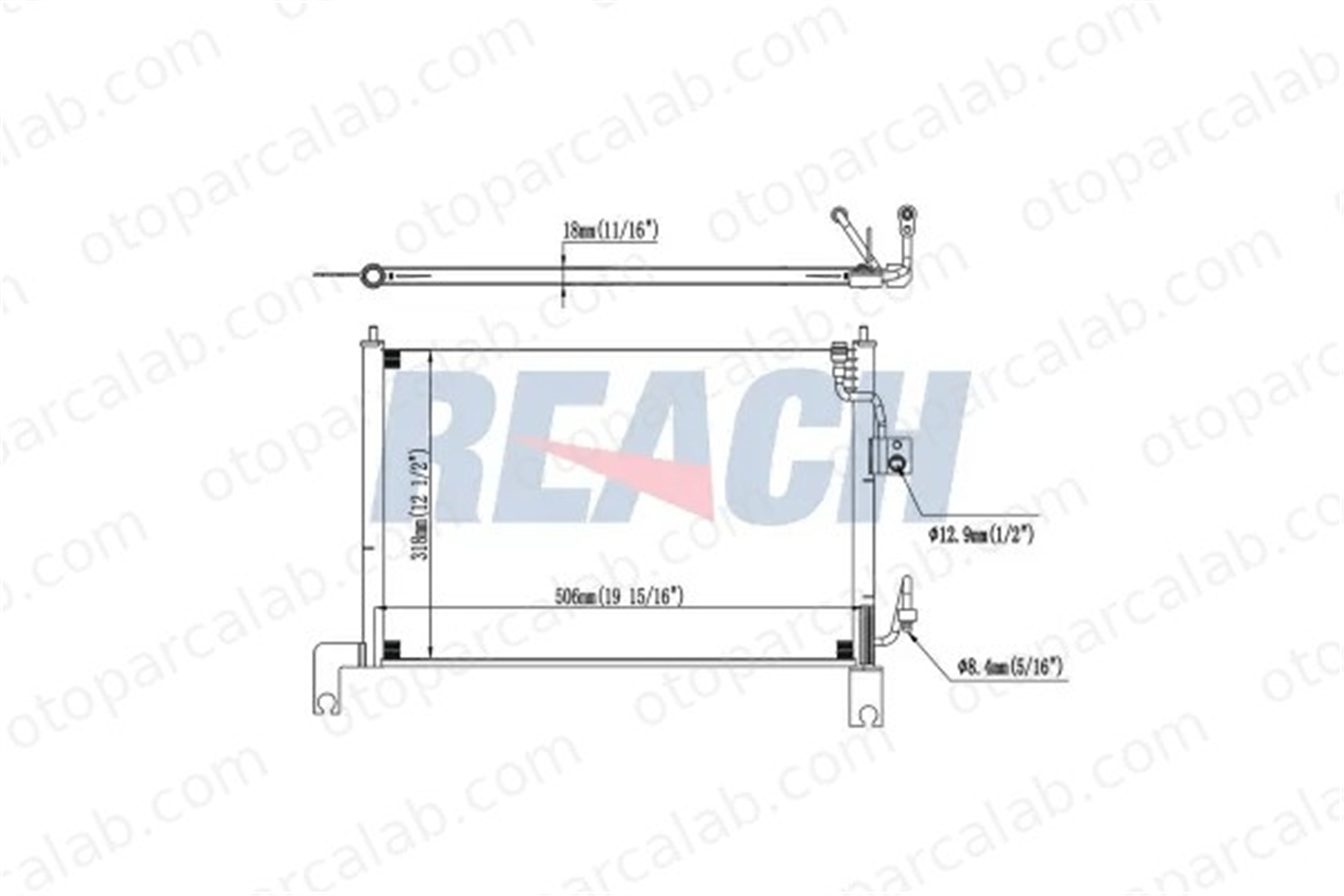 MARGO 2525015 Klima Radyatörü FORD RANGER MAZDA B-SERIE 4066739 3636303