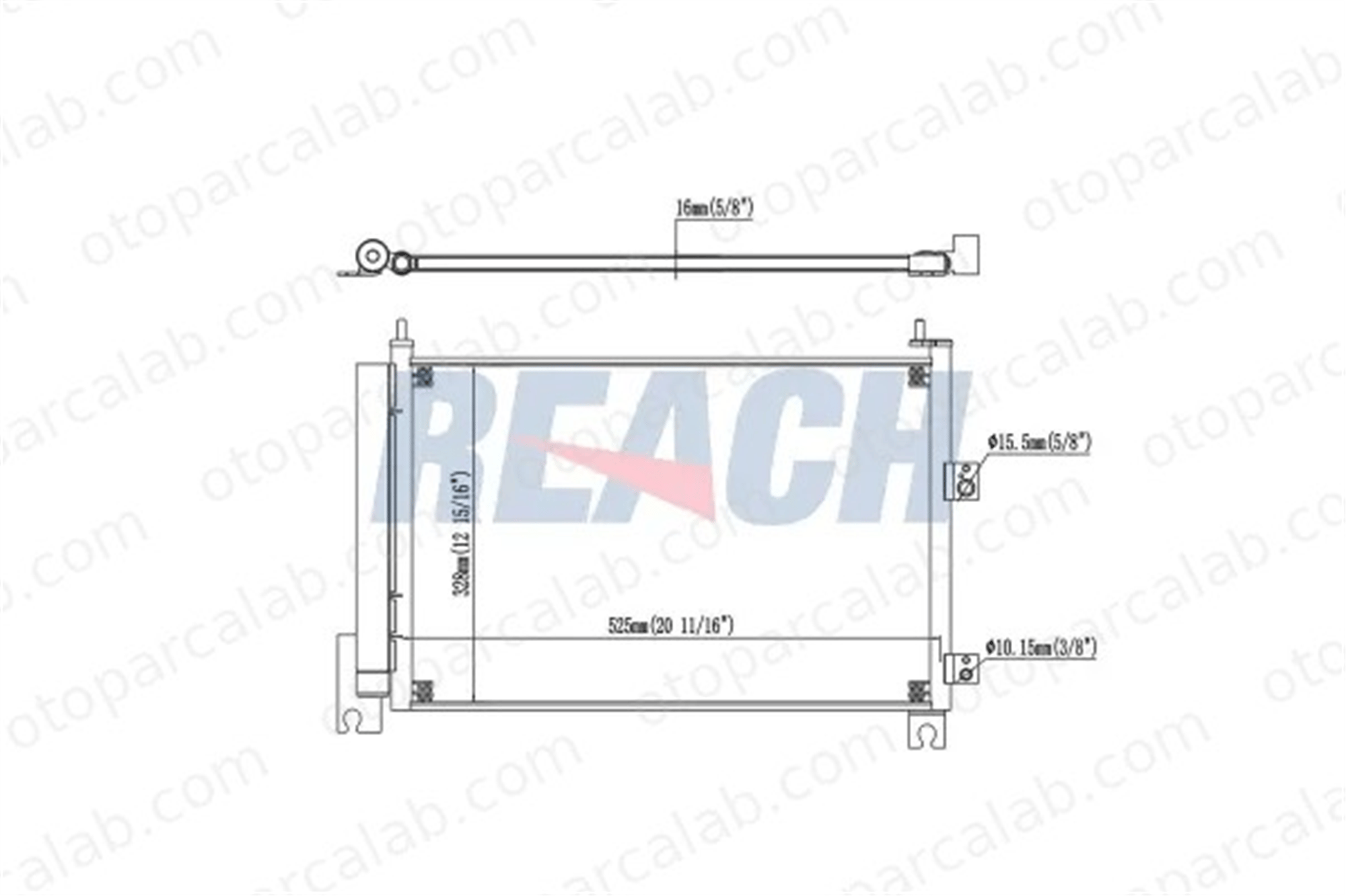 MARGO 2525016 Klima Radyatörü FORD RANGER MAZDA B-SERIE 1356049 1478105