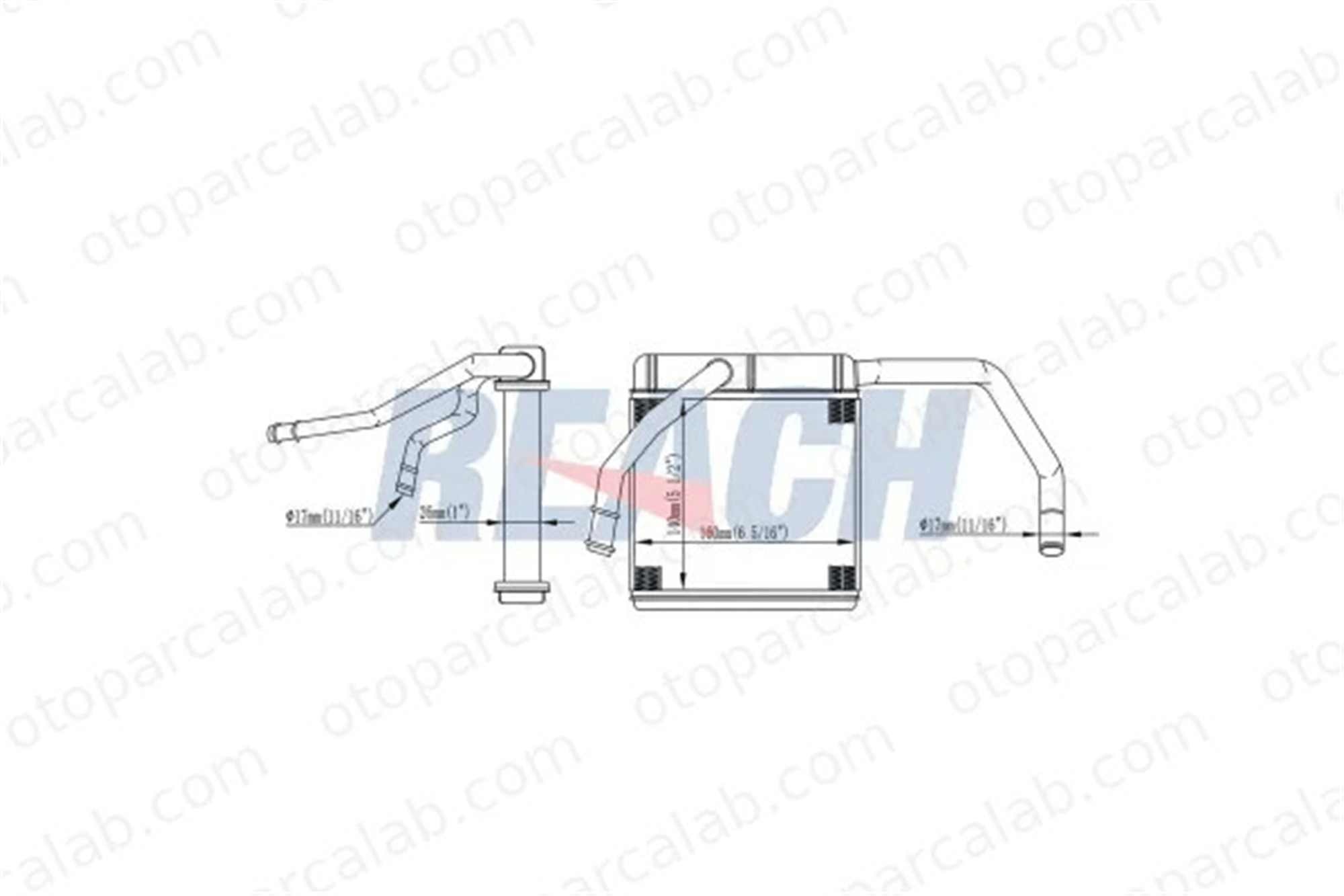 MARGO 2530003 Kalorifer Radyatörü FORD RANGER MAZDA B-SERIE XM3418476CA 3943167