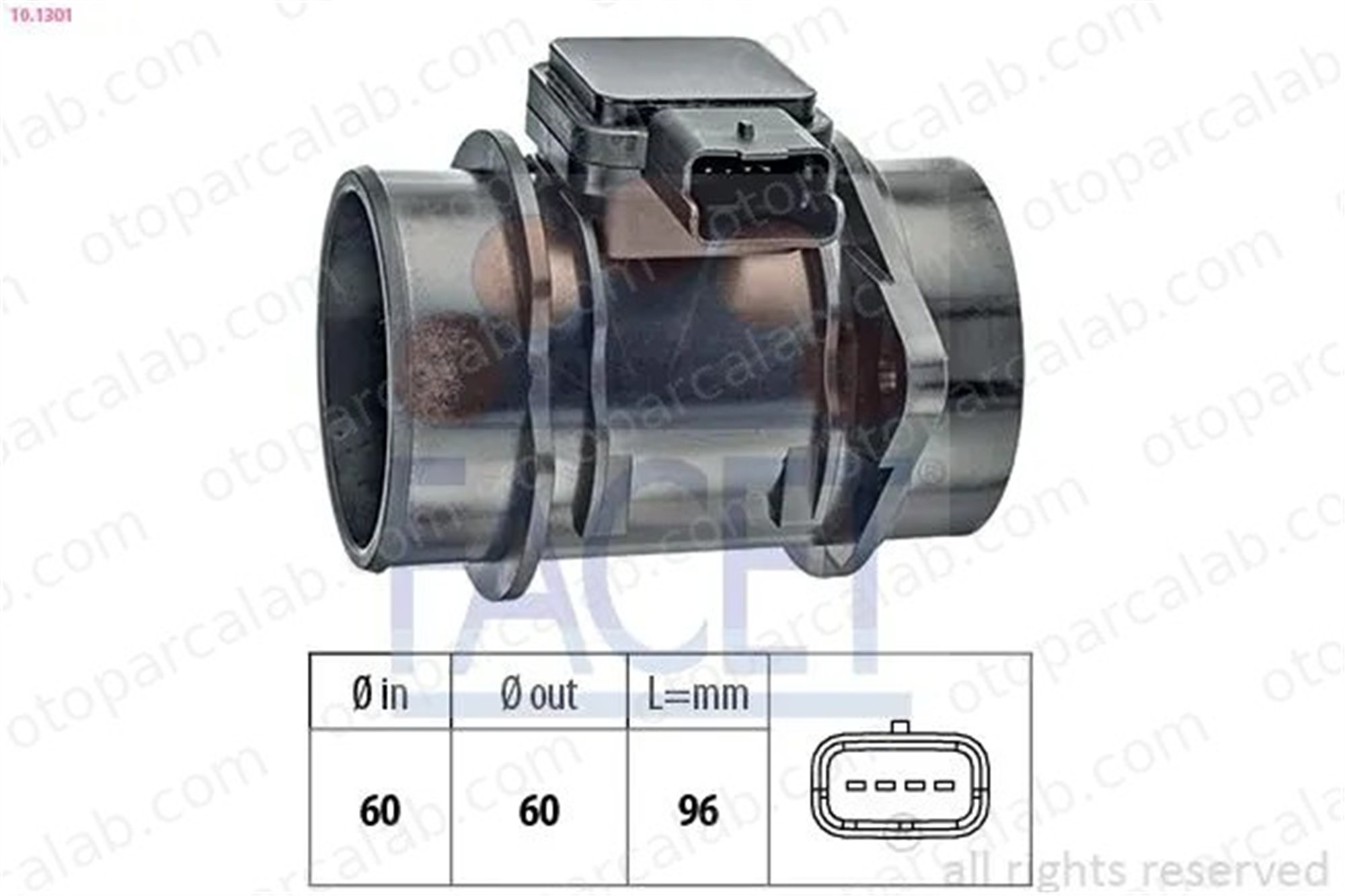 MARGO 2837001 Hava Debimetresi CITROËN C2 FORD FIESTA VI 2S6Q12B579BB 1920GG