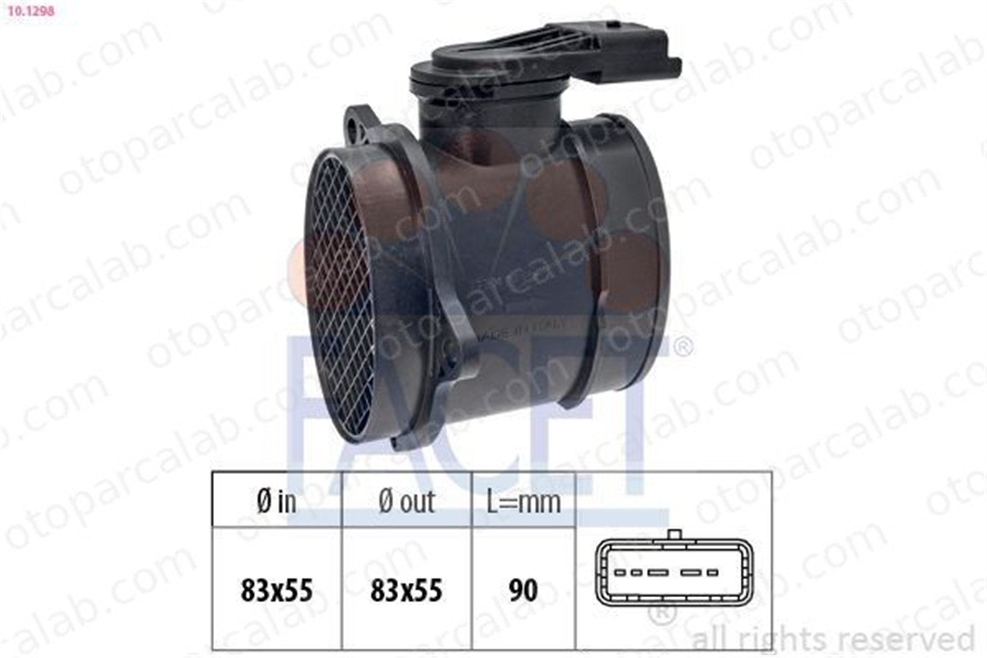 MARGO 2837003 Hava Debimetresi PEUGEOT PARTNER Kasa/büyük limuzin CITROËN BERLINGO Kasa/büyük limuzin 3M5A12B579BB 1610874680